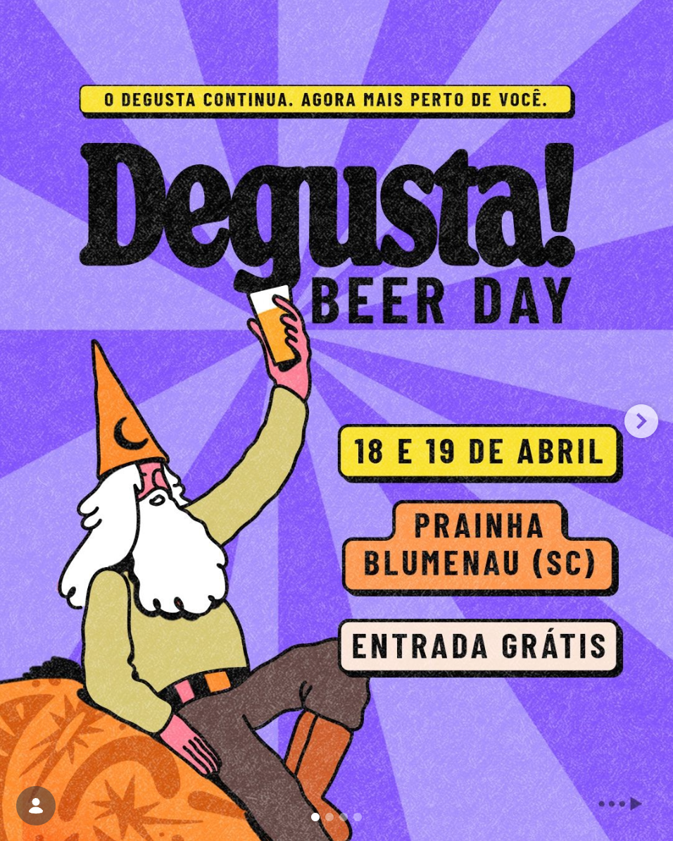Degusta Beer Day movimenta Blumenau com cerveja artesanal, gastronomia e cultura na Prainha.