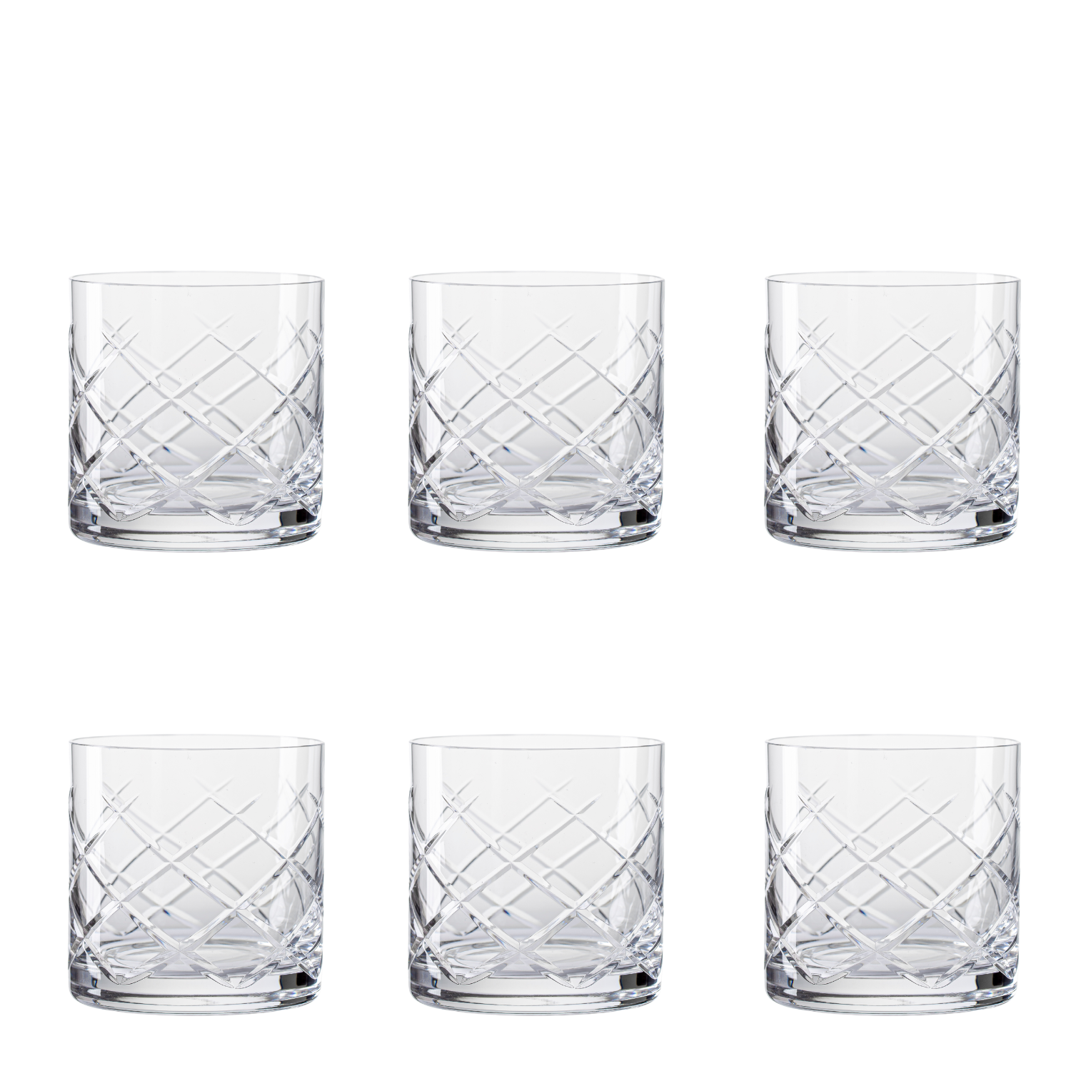 Jogo de 6 Copos de Cristal Double Blend Mozart Crystal By Frederico Strauss - 400ml - Bar