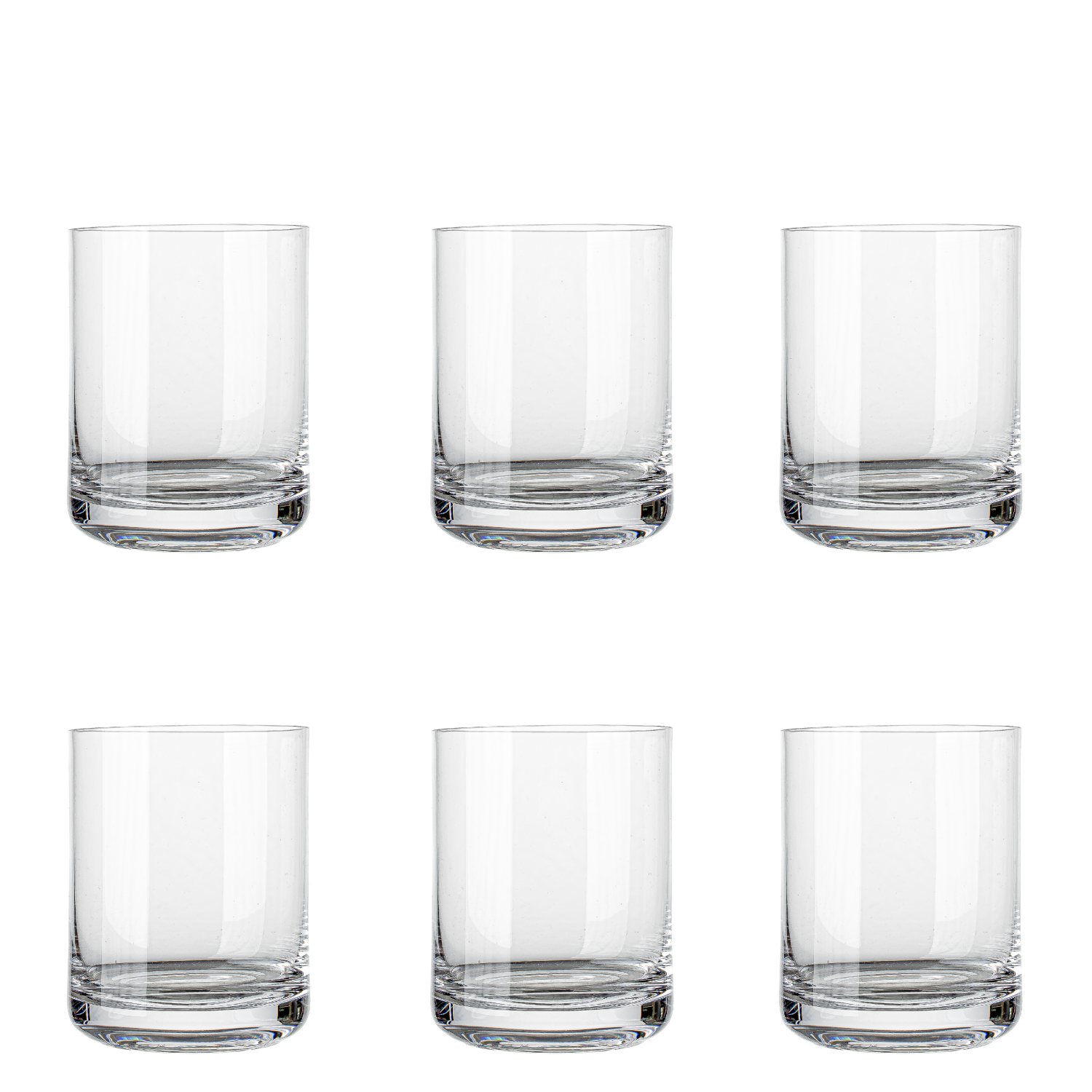 Jogo de 6 Copos de Cristal On The Rocks Mozart Crystal By Frederico Strauss - 315ml - Bar