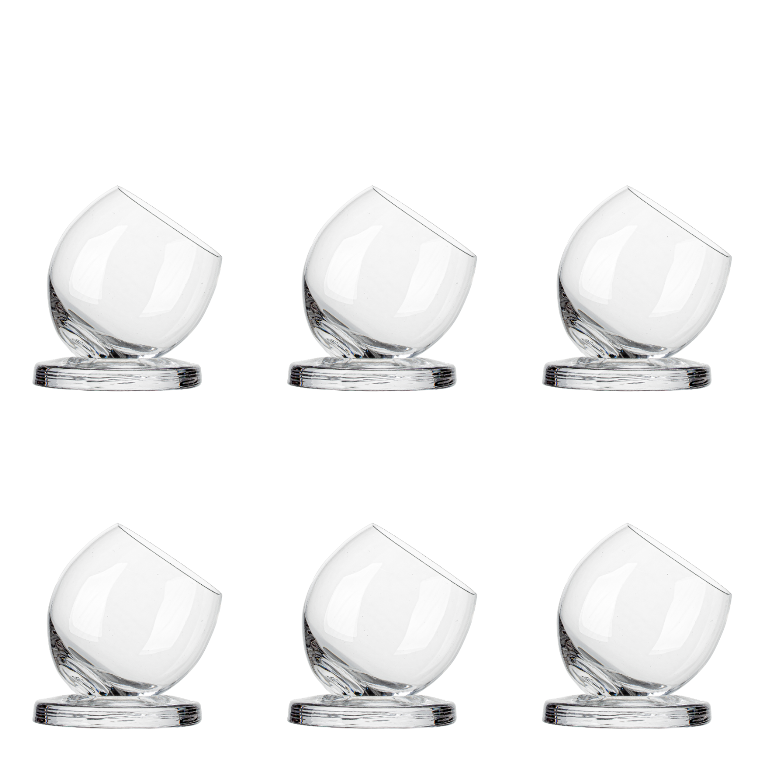 Jogo de 6 Copos de Cristal Acrobata Mozart Crystal By Frederico Strauss - 350ml - Concerto