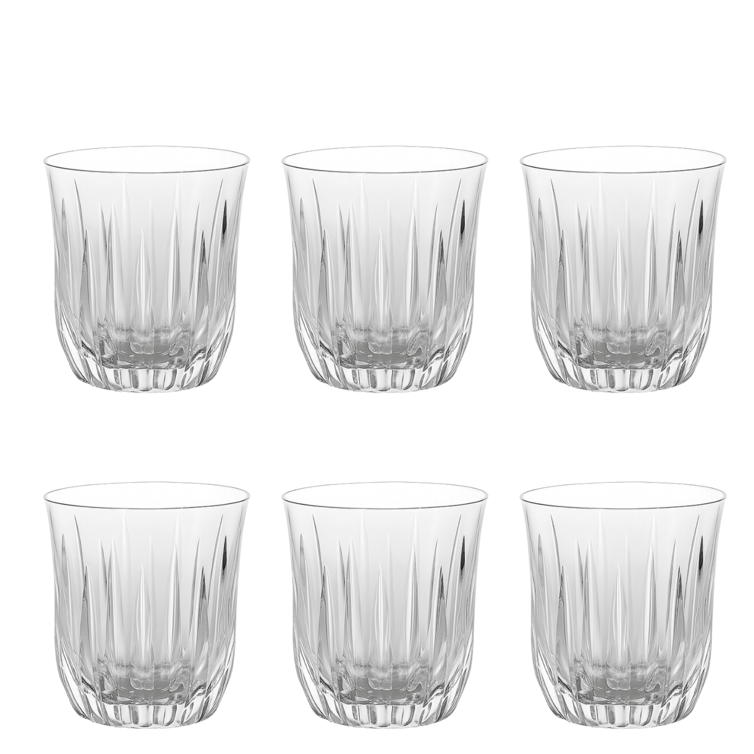 Jogo de 6 Copos de Cristal Vivaldi On The Rocks Mozart Crystal By Frederico Strauss - 410ml - Sonata 66
