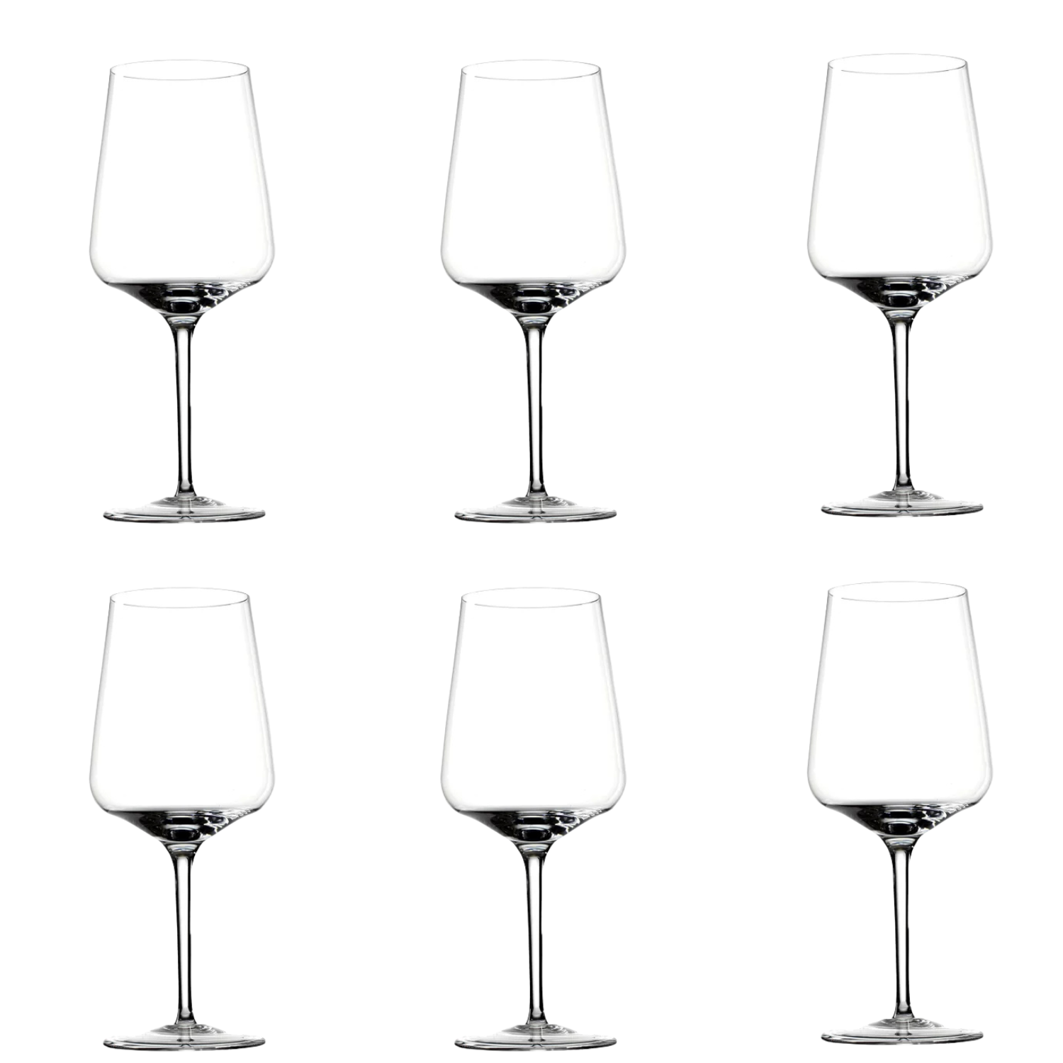 Jogo de 6 Taças de Cristal Don Guerino para Vinho Tinto Mozart Crystal By Frederico Strauss - 700ml - Concerto