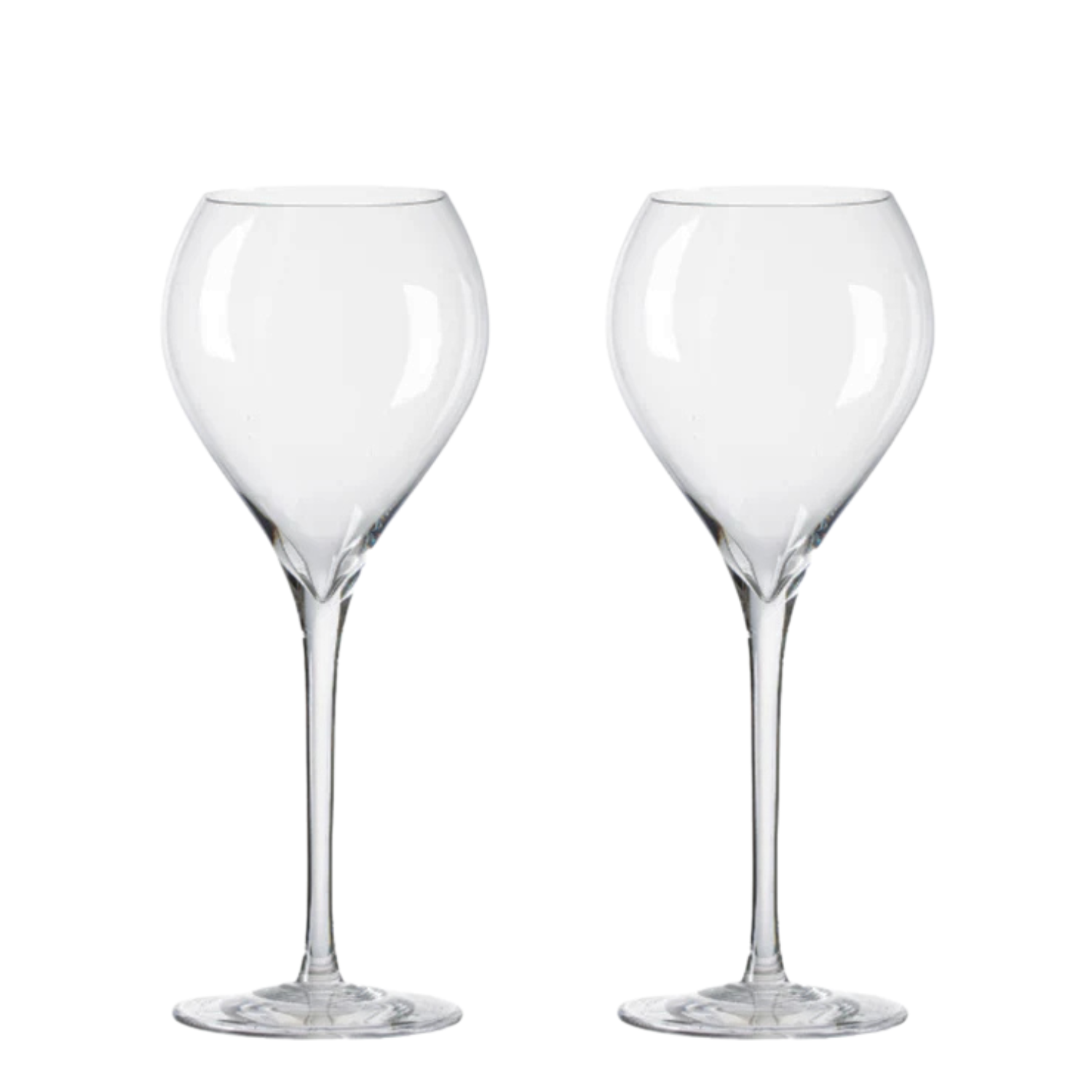 Jogo de 2 Taças de Cristal Blumenau para Champagne Mozart Crystal By Frederico Strauss - 320ml - Sinfonia