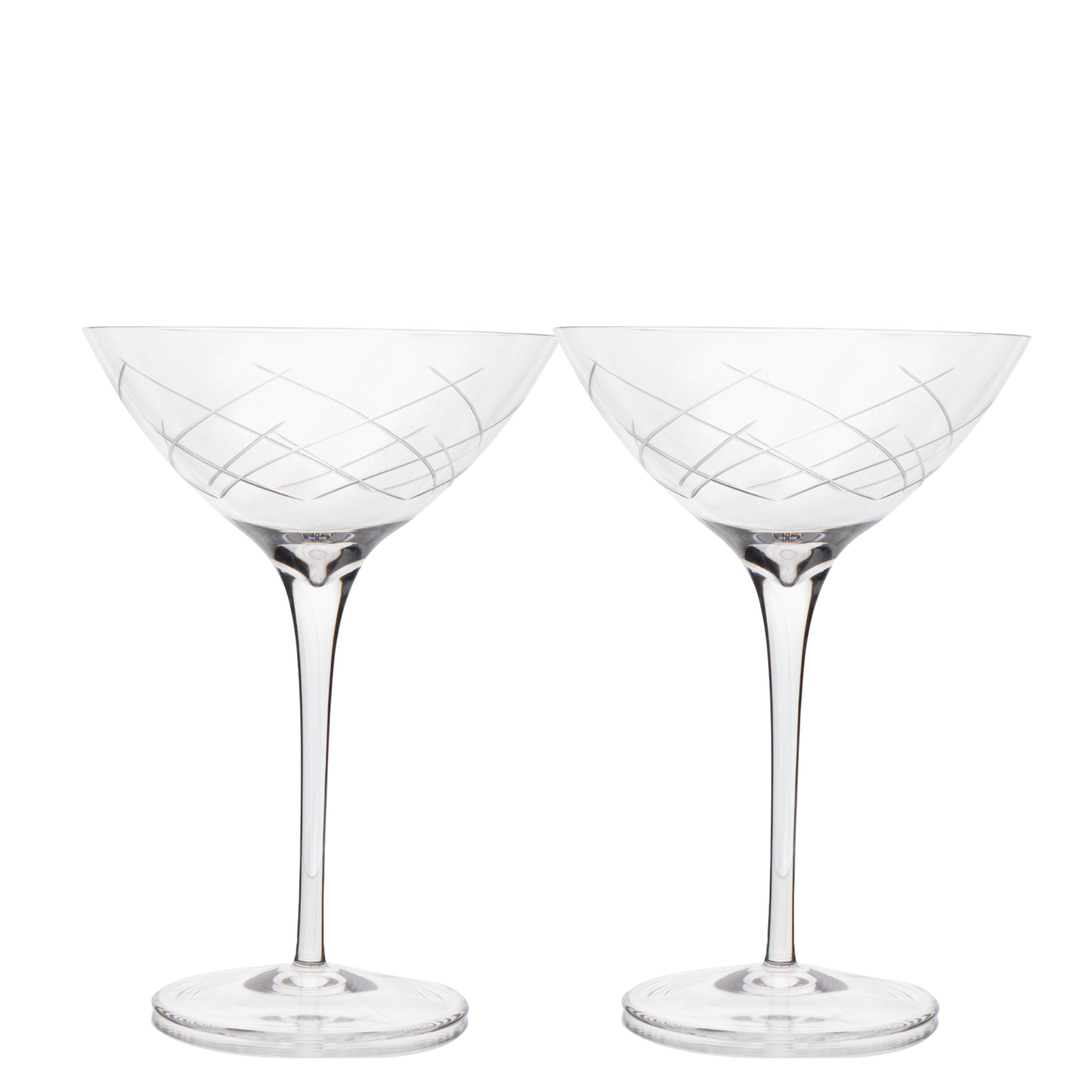 Jogo de 2 Taças de Cristal Vivaldi para Dry Martini Mozart Crystal By Frederico Strauss - 280ml - Country Club 29