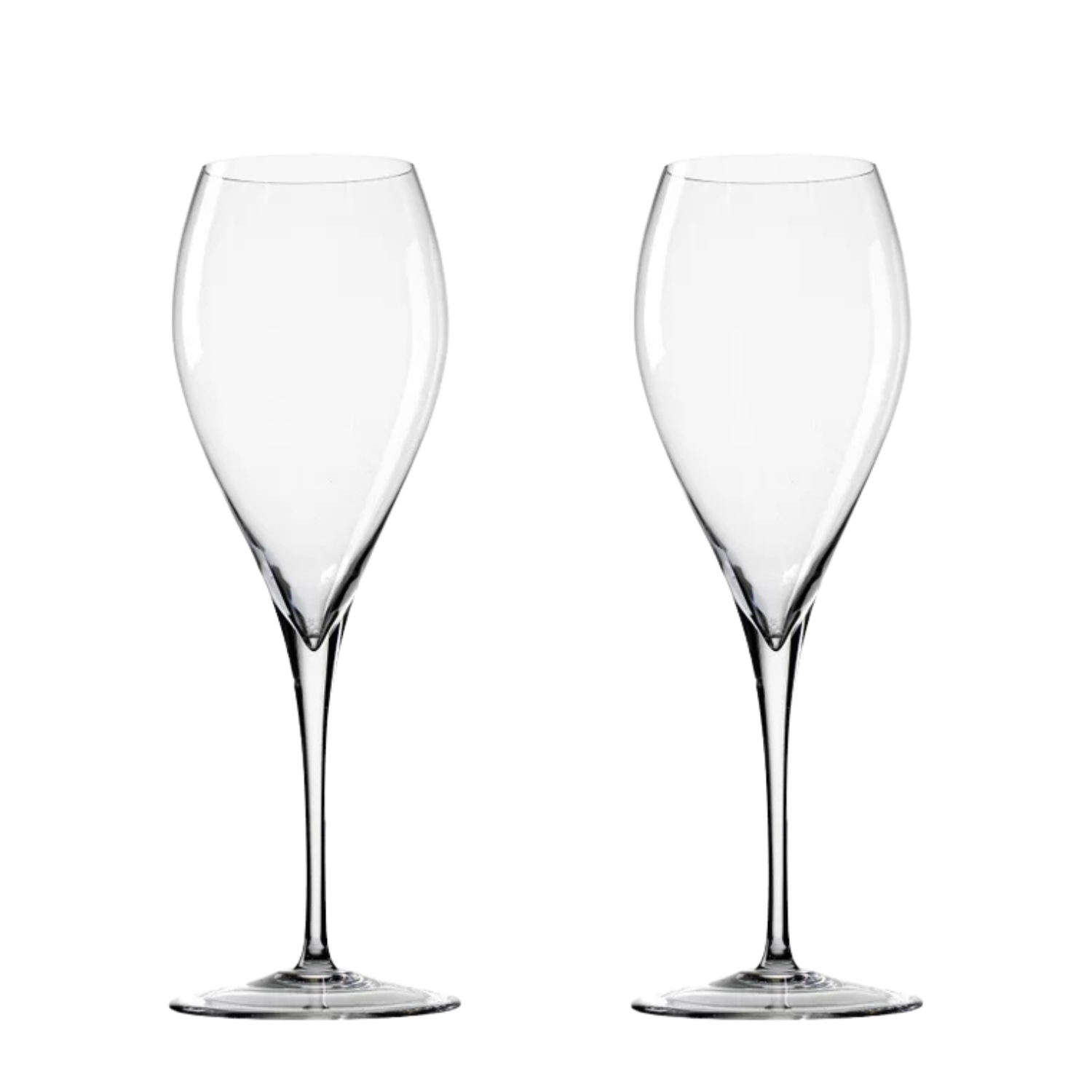 Jogo de 2 Taças de Cristal Garibaldi para Espumante Mozart Crystal By Frederico Strauss - 320ml - Concerto