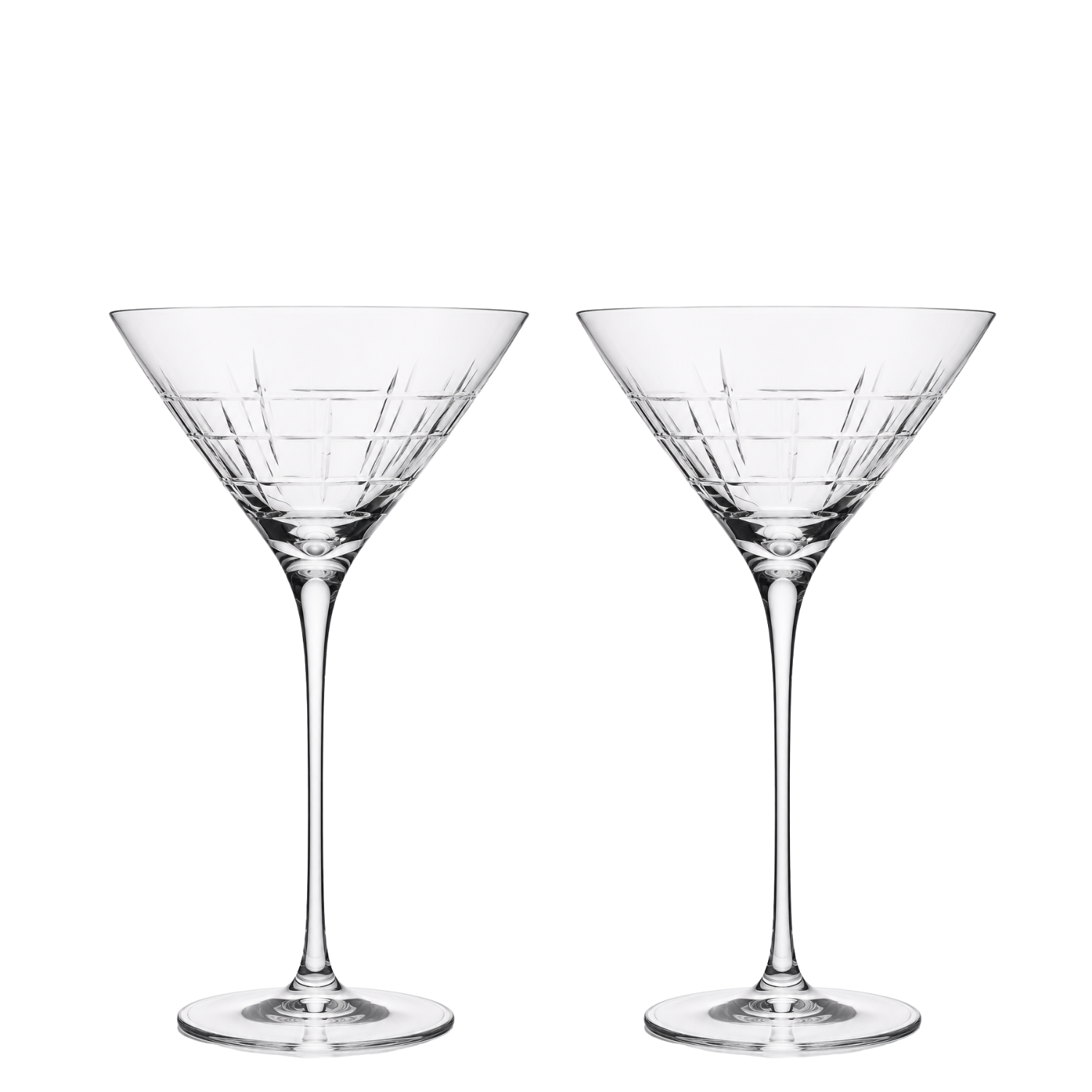 Jogo de 2 Taças de Cristal para Dry Martini Mozart Crystal By Frederico Strauss - 280ml - Country Club 30