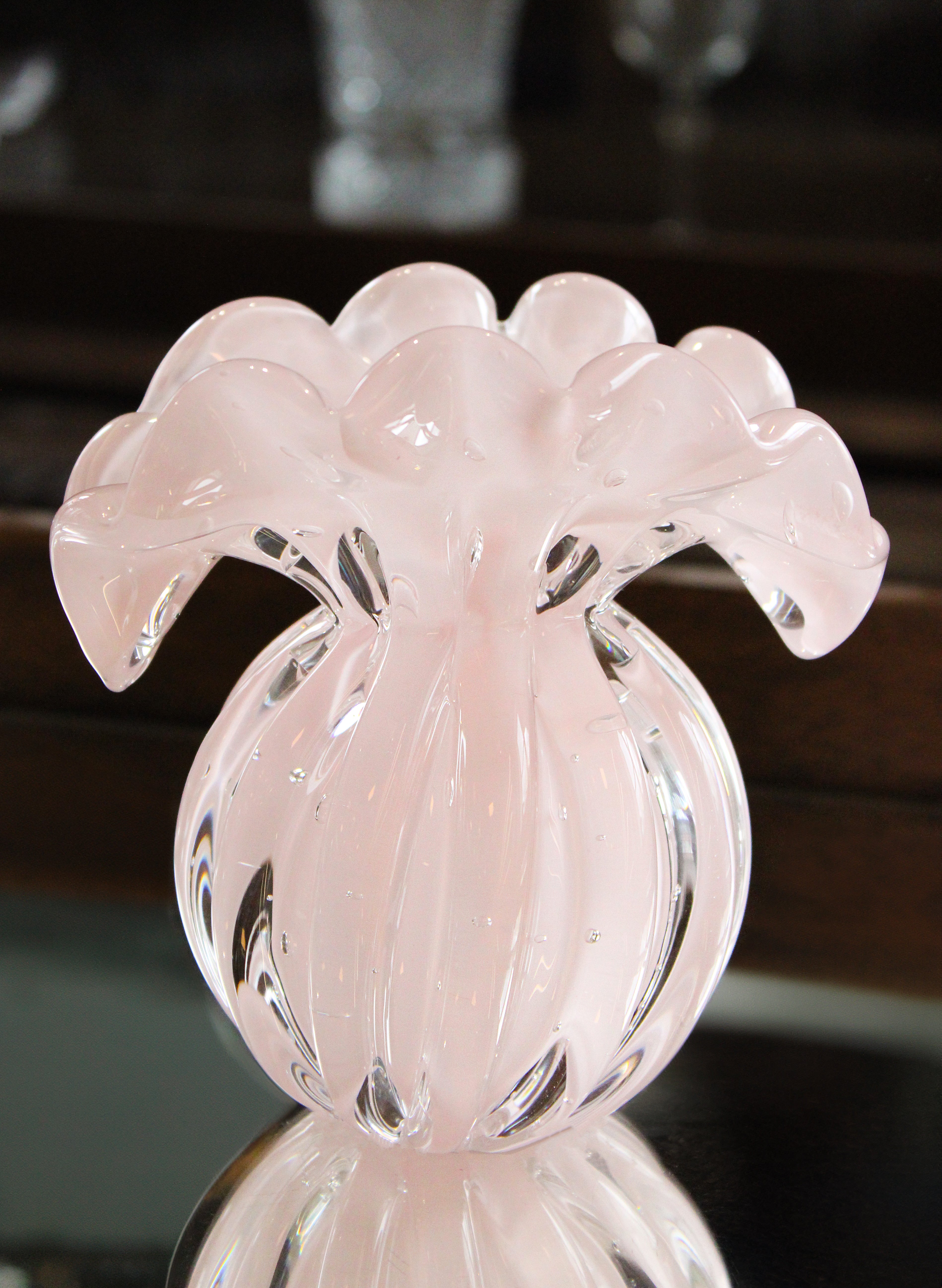 Vaso em Murano Firenze Rosa