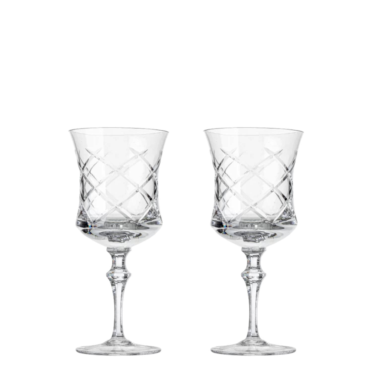Jogo de 2 Taças de Cristal Vivaldi para Água Mozart Crystal By Frederico Strauss - 360ml - Flauta