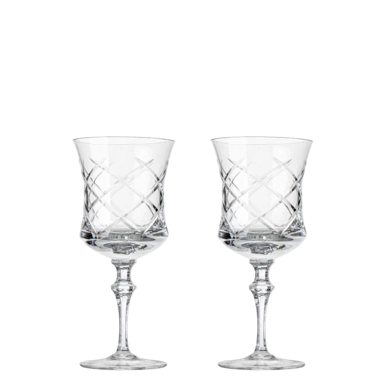 Jogo de 2 Taças de Cristal Vivaldi para Vinho Tinto Mozart Crystal By Frederico Strauss - 345ml - Flauta