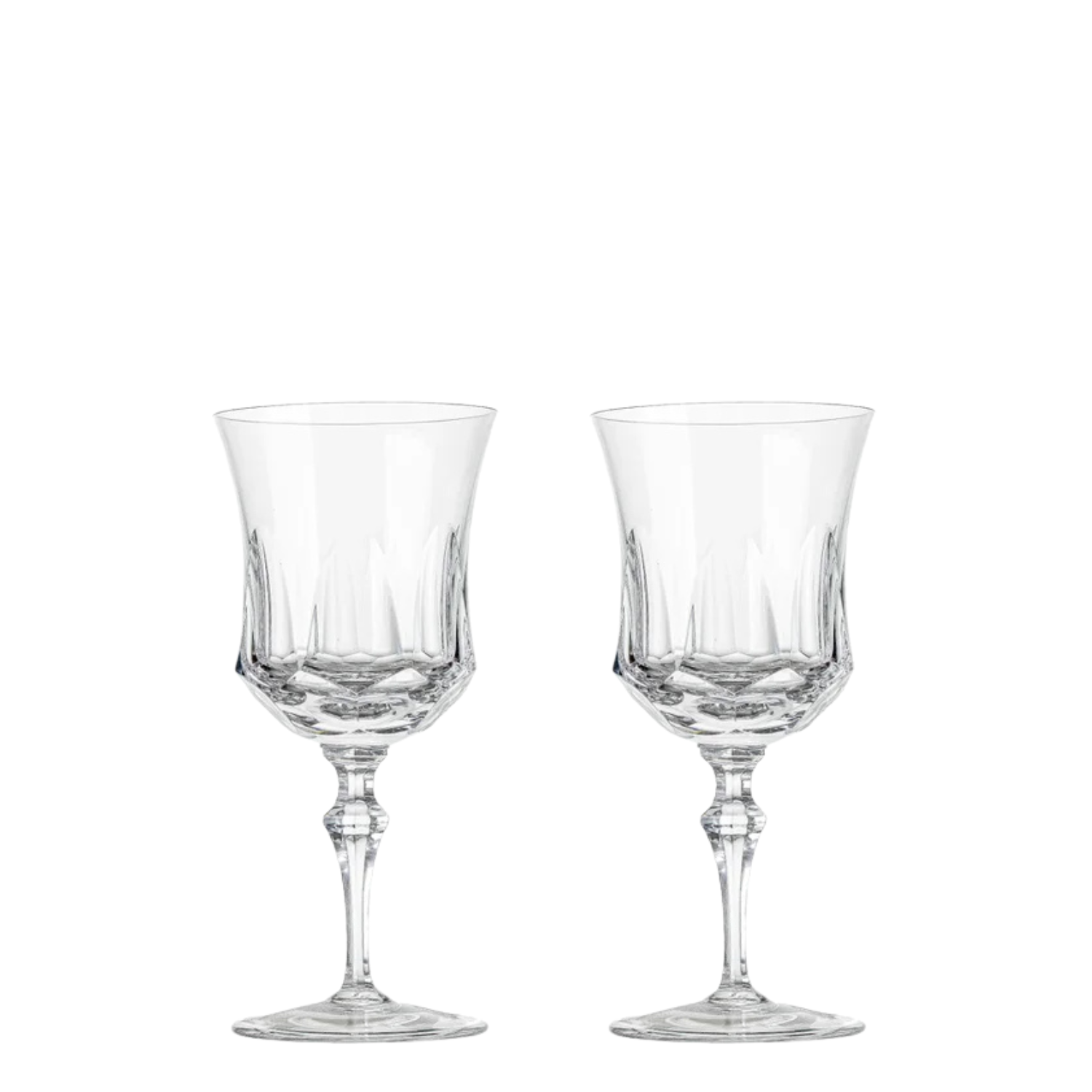 Jogo de 2 Taças de Cristal para Vinho Branco Mozart Crystal By Frederico Strauss - 270ml - Flauta 55