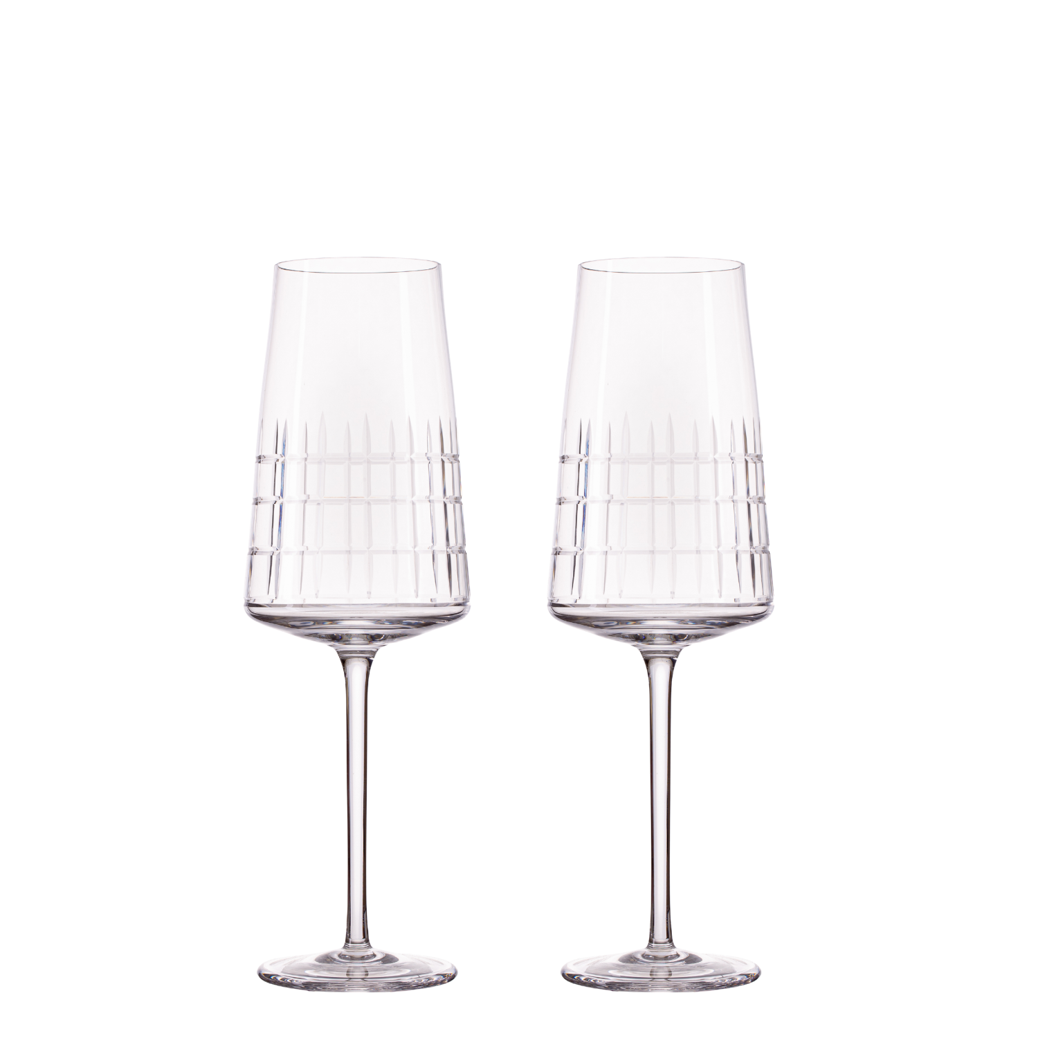 Jogo de 2 Taças de Cristal para Espumante Mozart Crystal By Frederico Strauss - 350ml - Amaité Deluxe