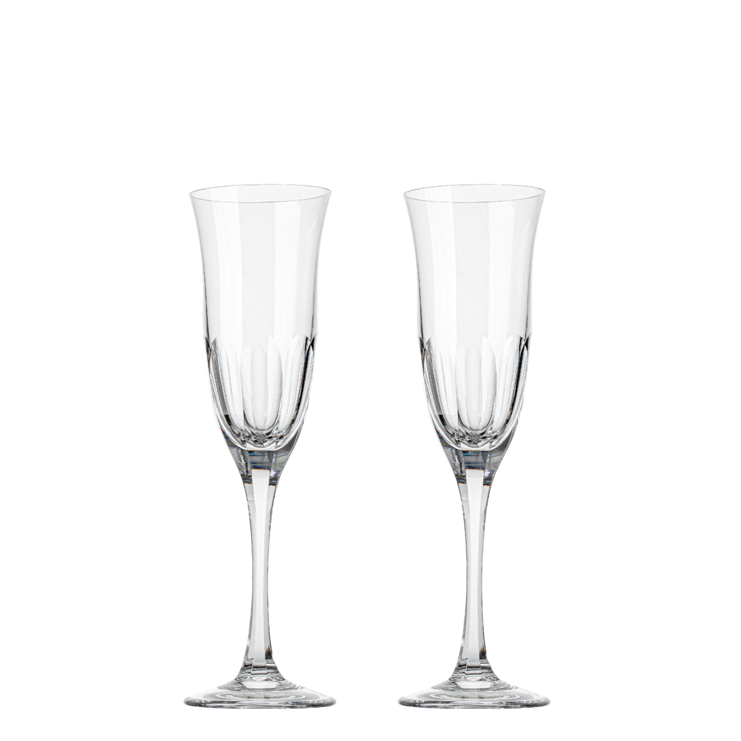 Jogo de 2 Taças de Cristal para Champagne Mozart Crystal By Frederico Strauss - 190ml - Sonata 45