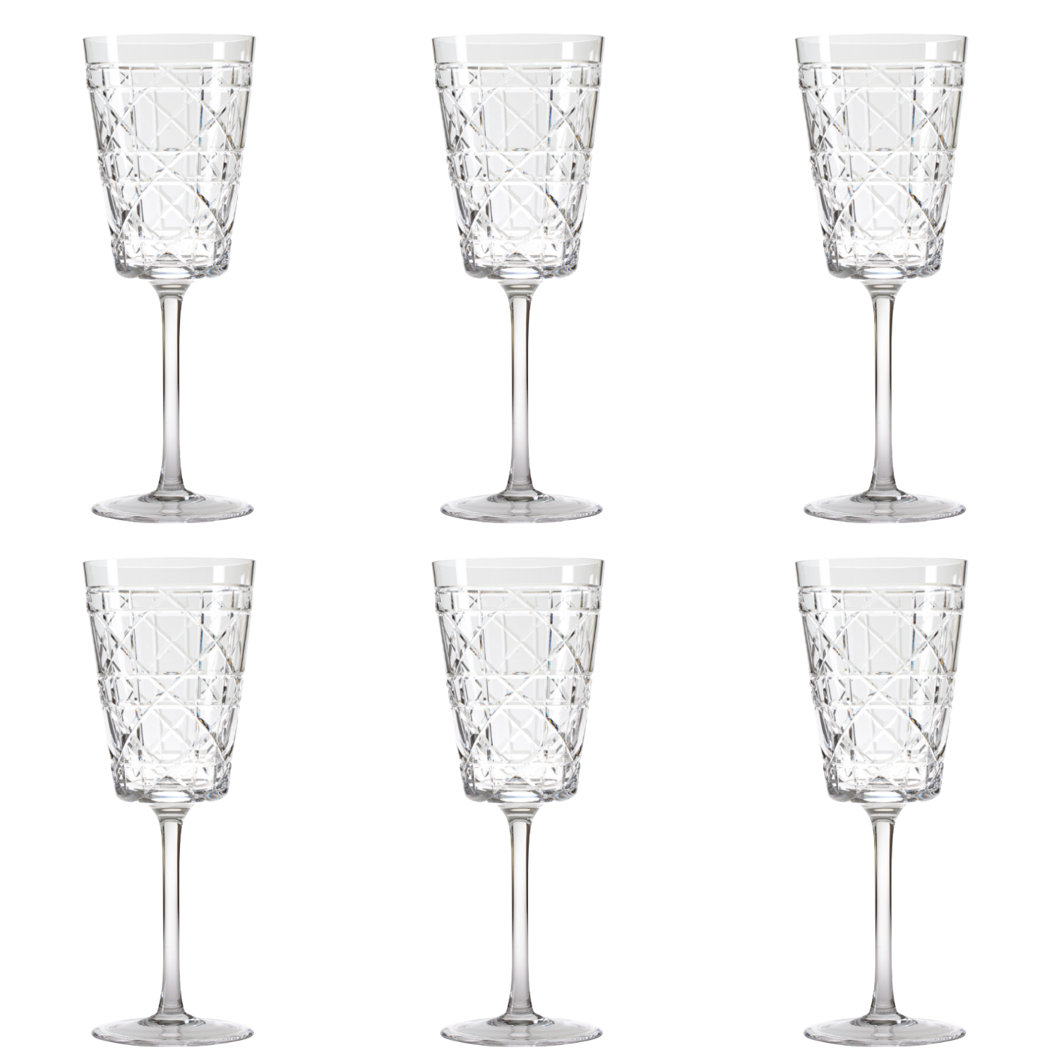 Jogo de 6 Taças de Cristal para Vinho Tinto Mozart Crystal By Frederico Strauss - 340ml - Casa de Bragança 95