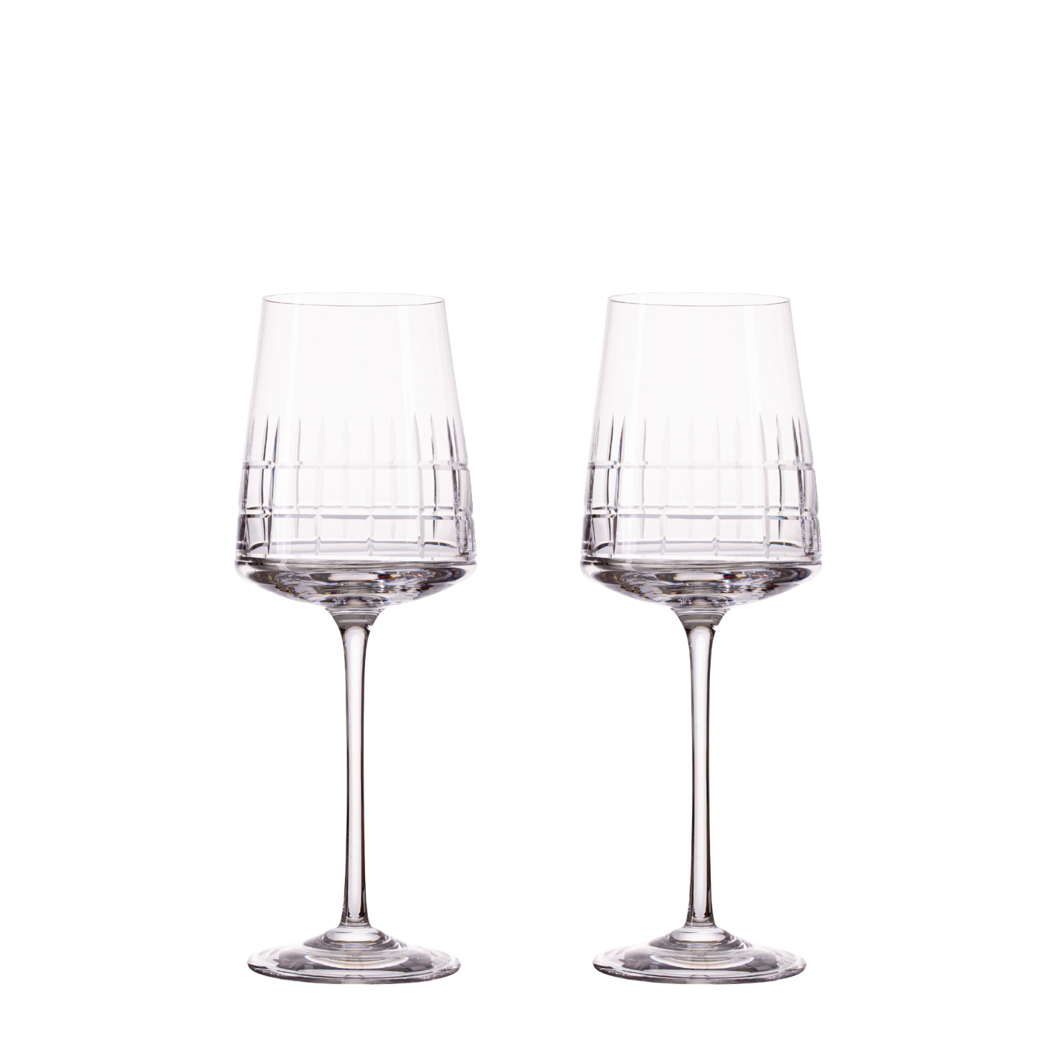 Jogo de 2 Taças de Cristal para Vinho Branco Mozart Crystal By Frederico Strauss - 350ml - Amaité Deluxe