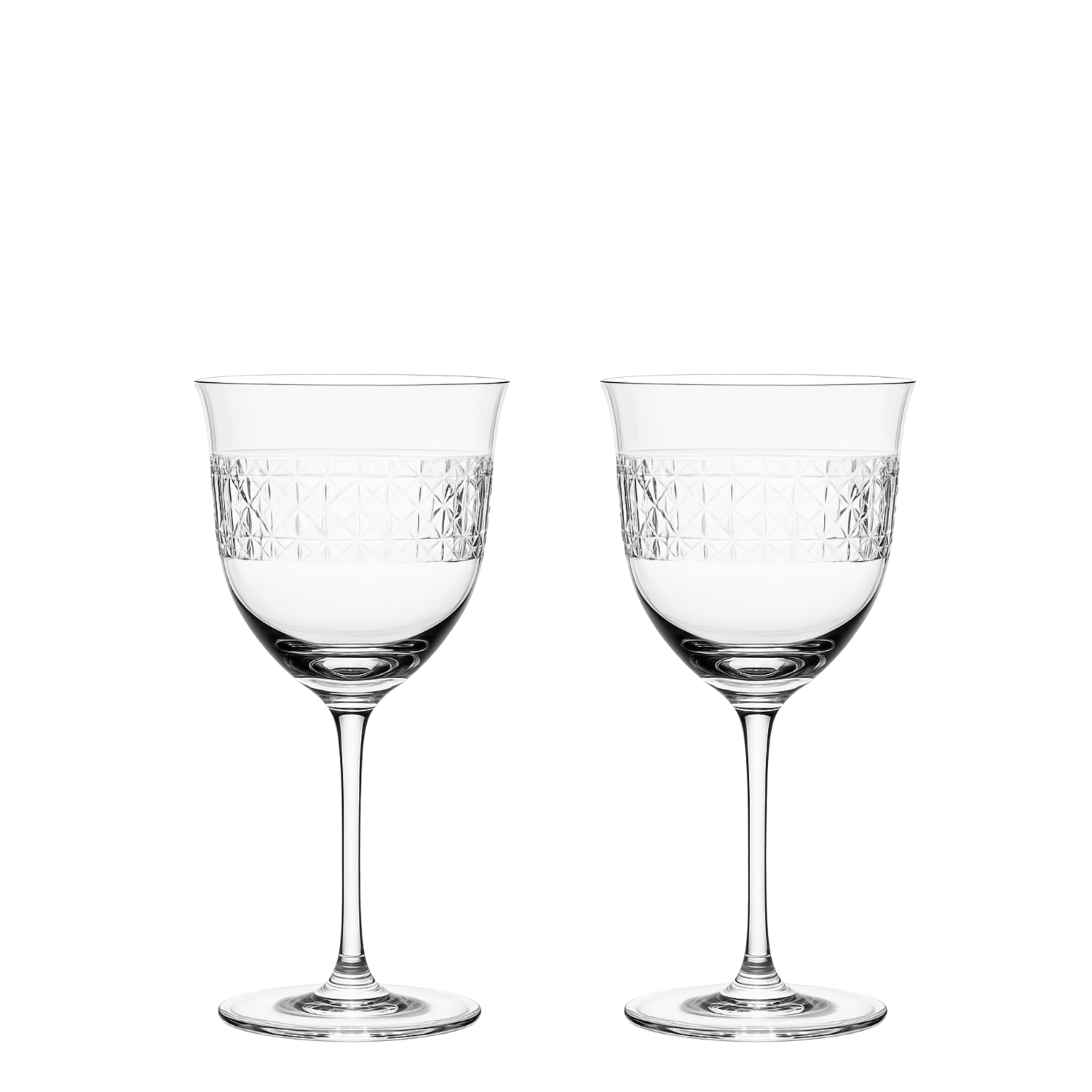 Jogo de 2 Taças de Cristal para Vinho Tinto Mozart Crystal By Frederico Strauss - 300ml - Florianópolis 95