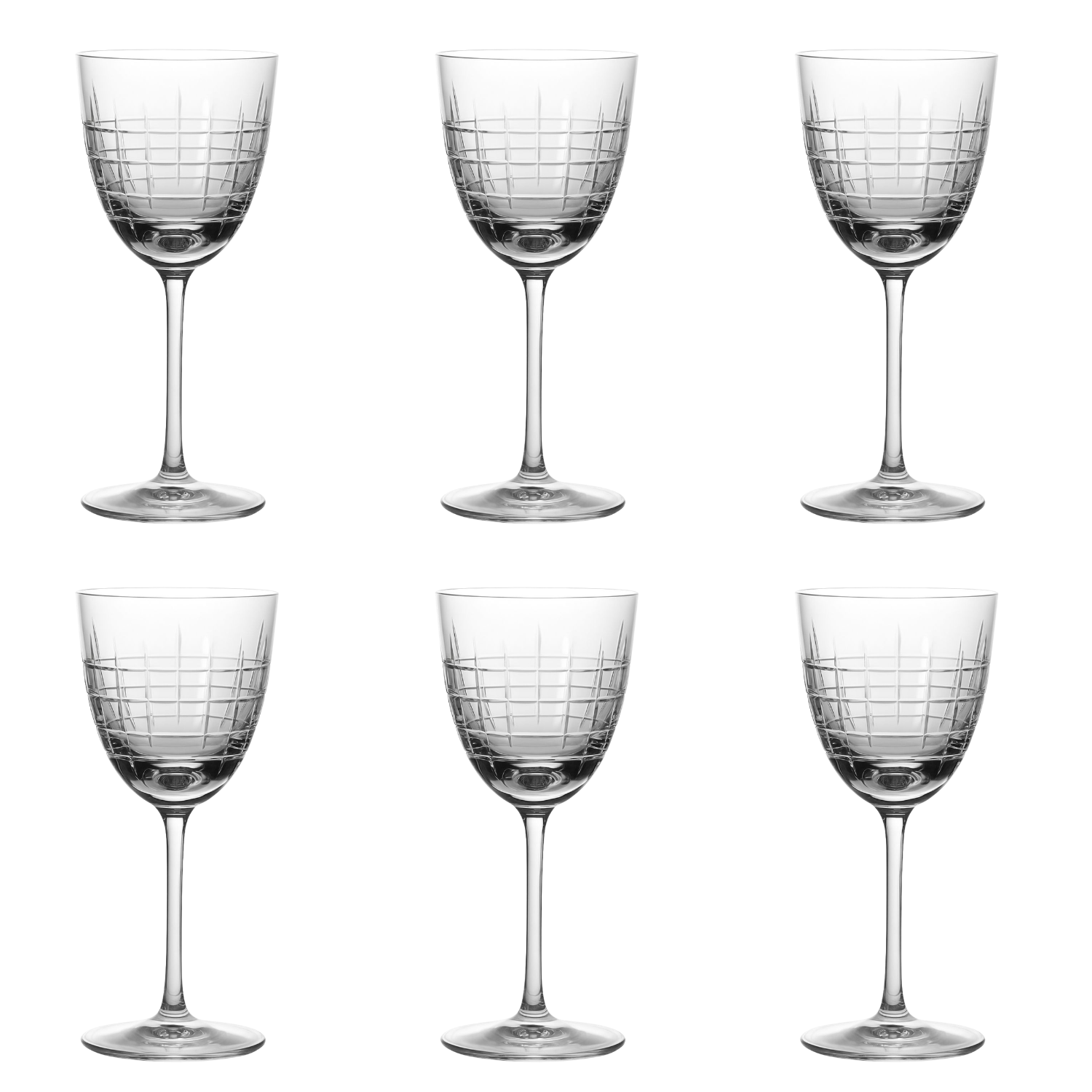 Jogo de 6 Taças de Cristal para Água Mozart Crystal By Frederico Strauss - 500ml - Country Club 30