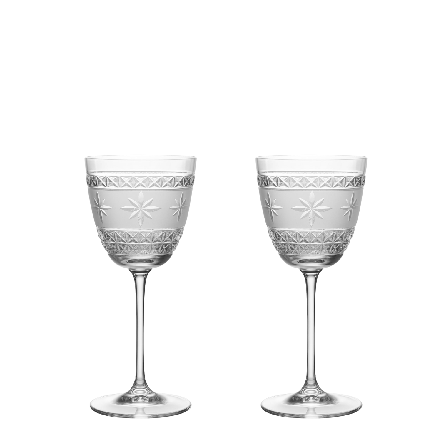 Jogo de 2 Taças de Cristal para Água Mozart Crystal By Frederico Strauss - 500ml - Country Club 91