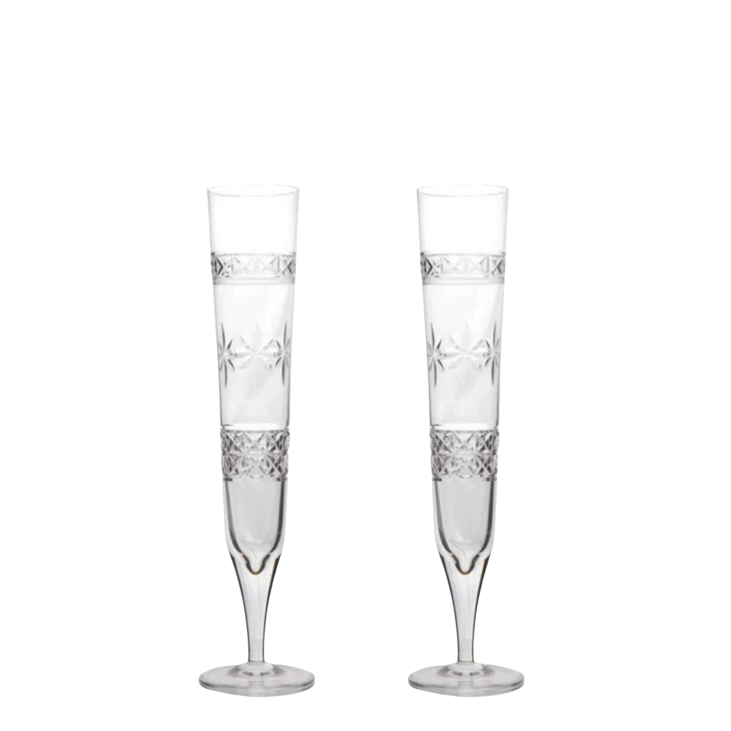 Jogo de 2 Taças de Cristal para Champagne Mozart Crystal By Frederico Strauss - 200ml - Country Club 91
