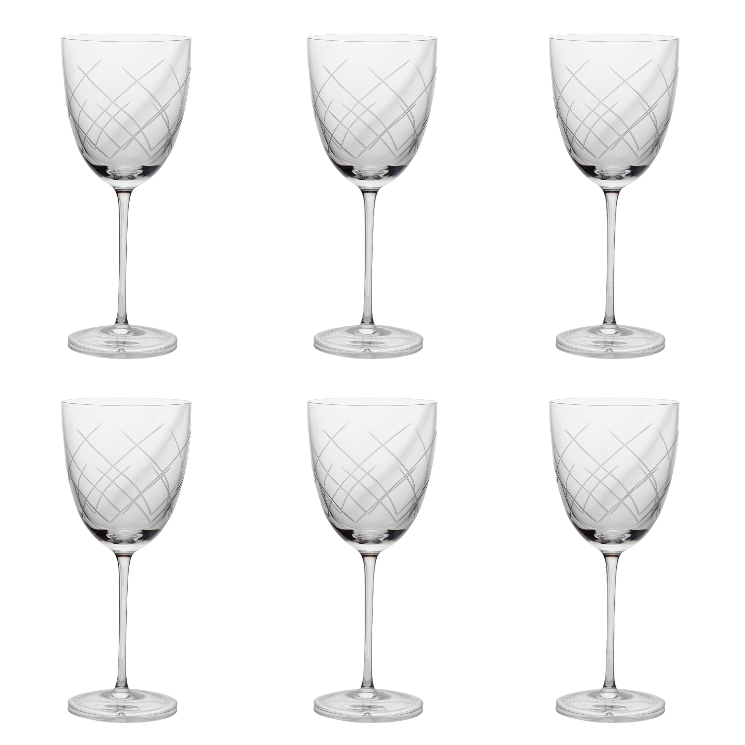 Jogo de 6 Taças de Cristal Vivaldi para Água Mozart Crystal By Frederico Strauss - 500ml - Country Club 29