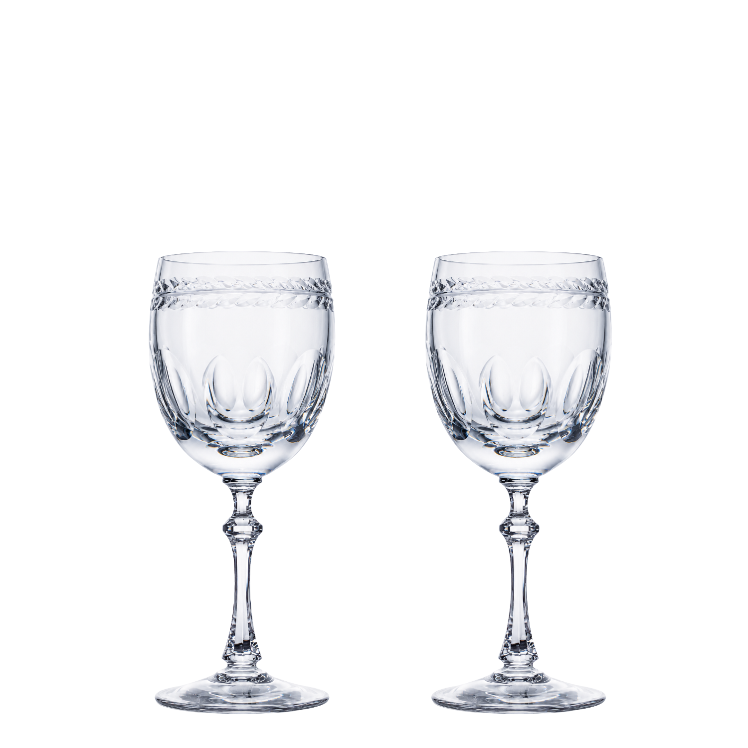 Jogo de 2 Taças de Cristal para Água Mozart Crystal By Frederico Strauss - 390ml - Réquiem 17