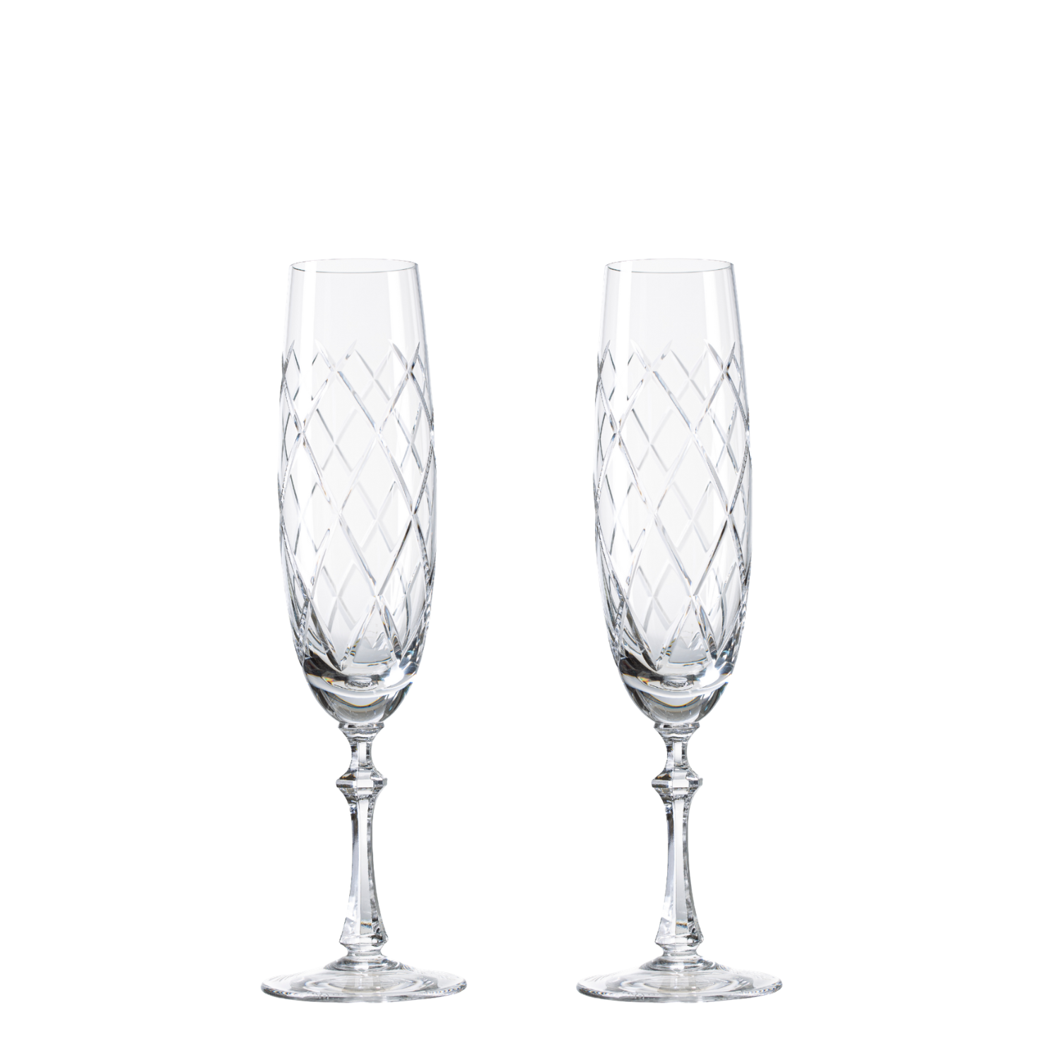 Jogo de 2 Taças de Cristal Vivaldi para Champagne Mozart Crystal By Frederico Strauss - 200ml - Réquiem 33