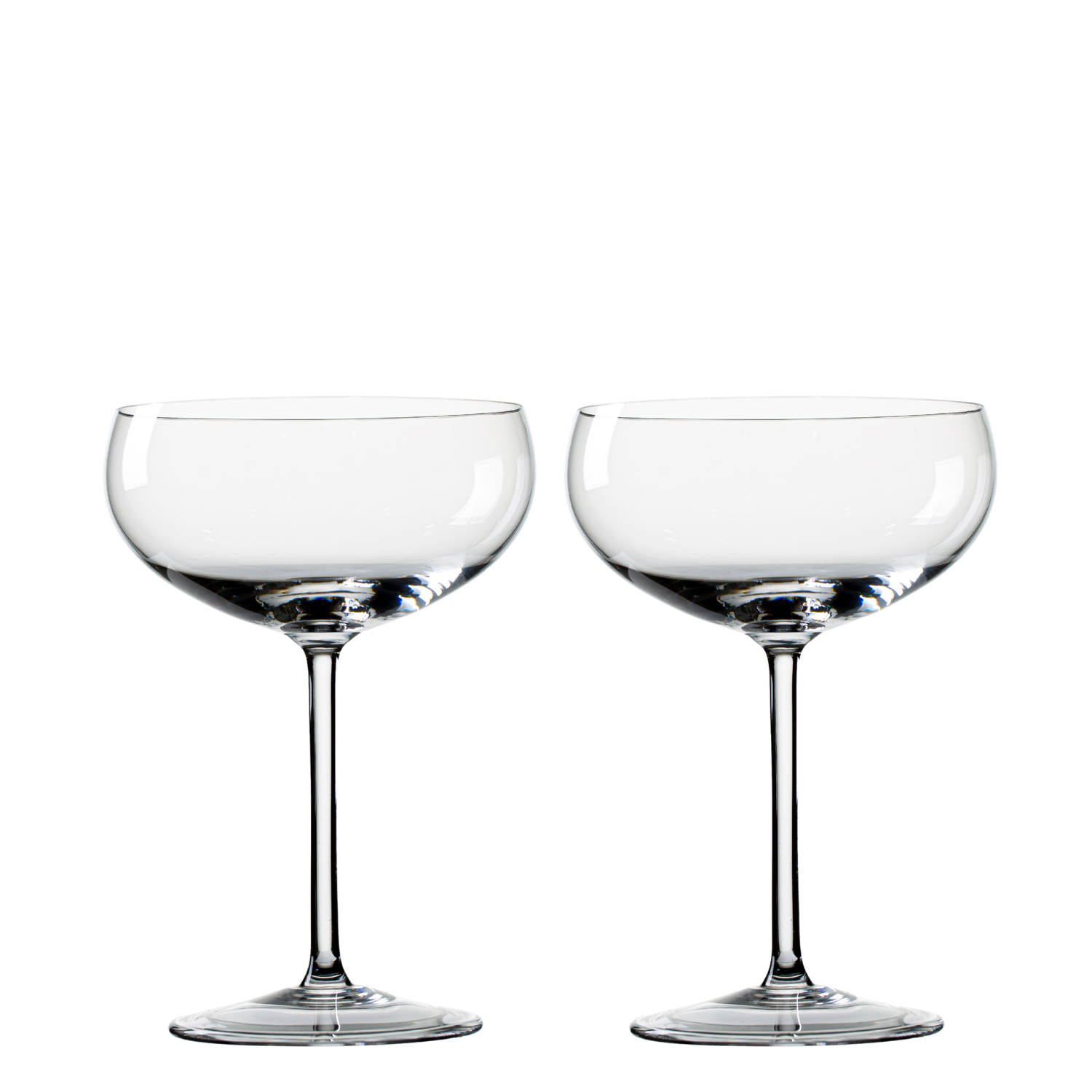 Jogo de 2 Taças de Cristal Coupé para Champagne Mozart Crystal By Frederico Strauss - 285ml - Sinfonia