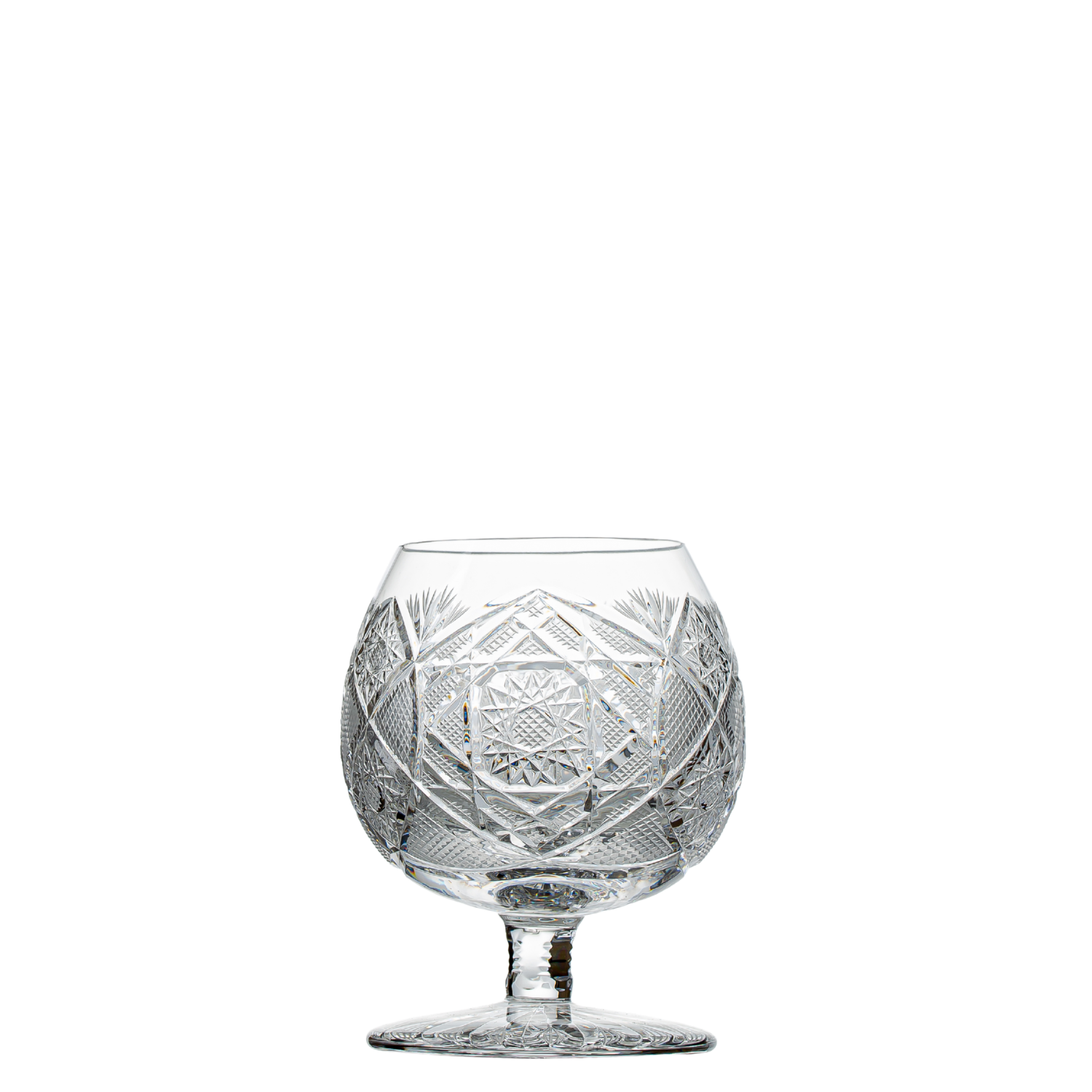 Taça de Cristal Cognac Special Deluxe Lapidado Mozart Crystal By Frederico Strauss - 250ml - Concerto