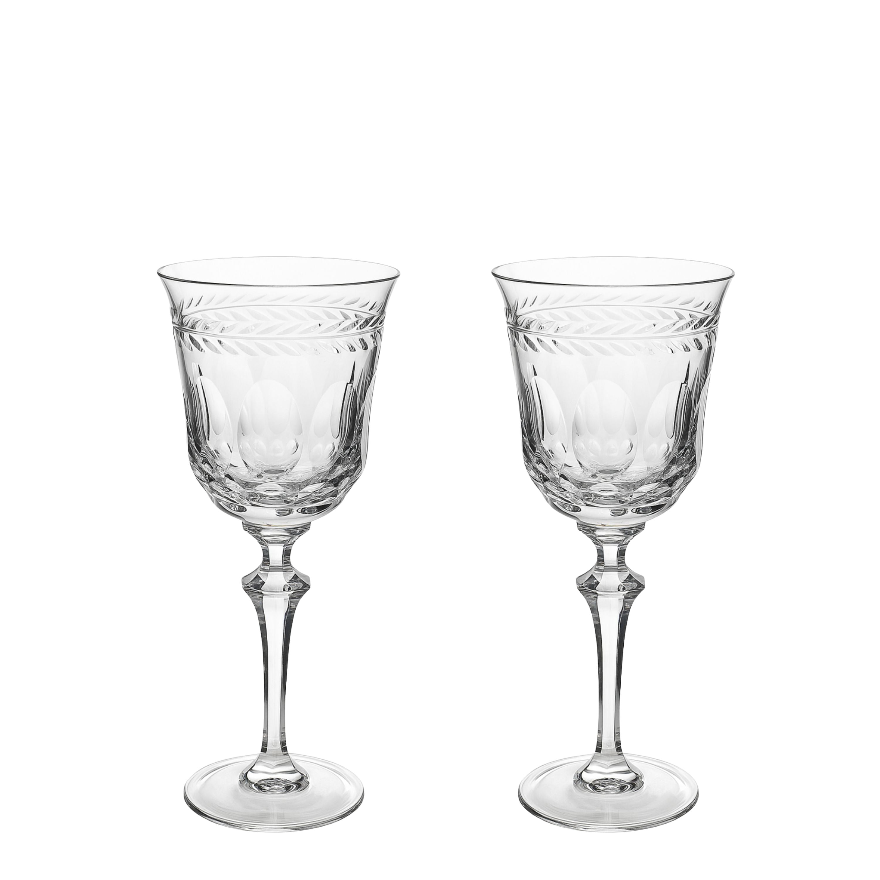 Jogo de 2 Taças de Cristal para Água Mozart Crystal By Frederico Strauss - 365ml - Serenata 17