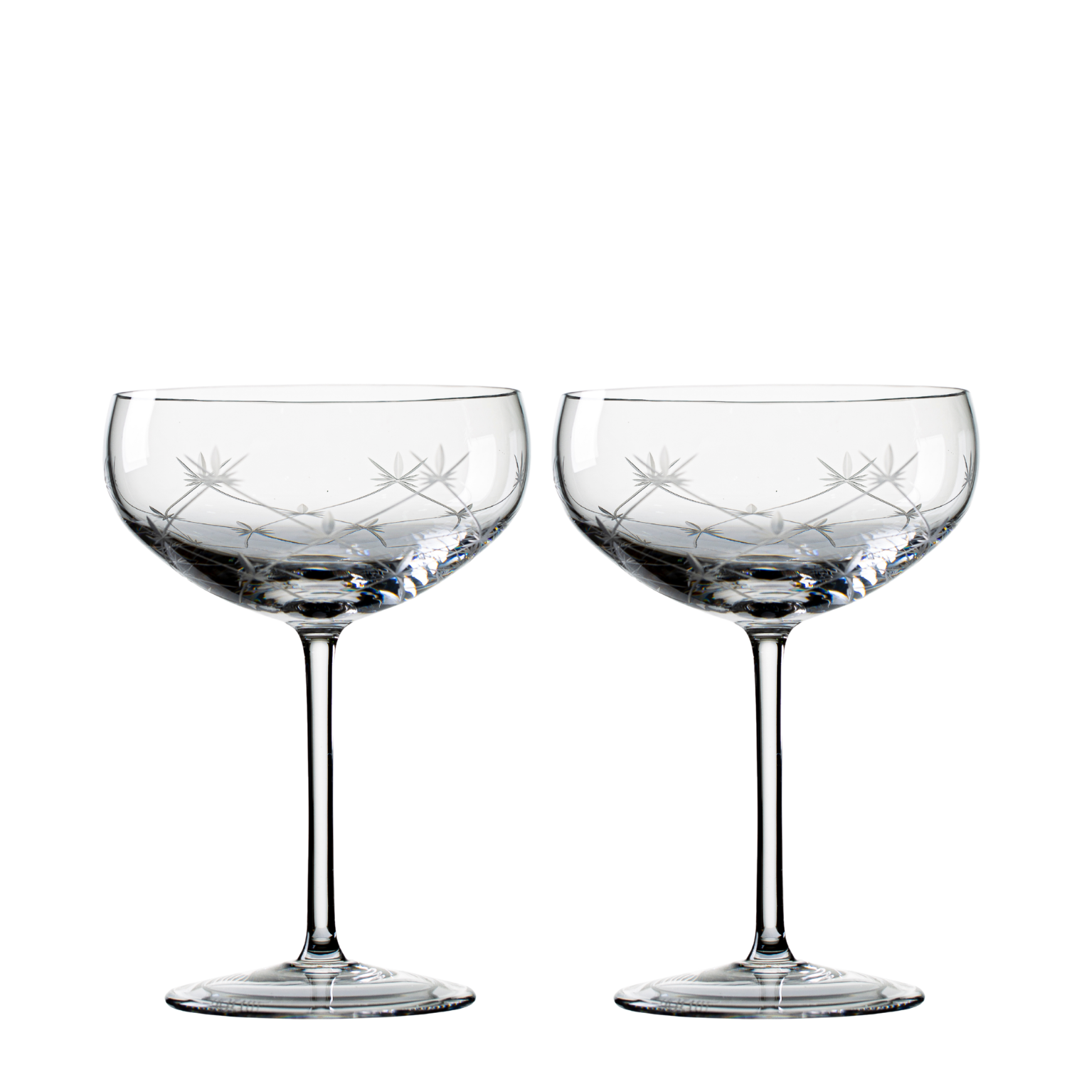Jogo de 2 Taças de Cristal Coupé para Champagne Mozart Crystal By Frederico Strauss - 285ml - Sinfonia 19