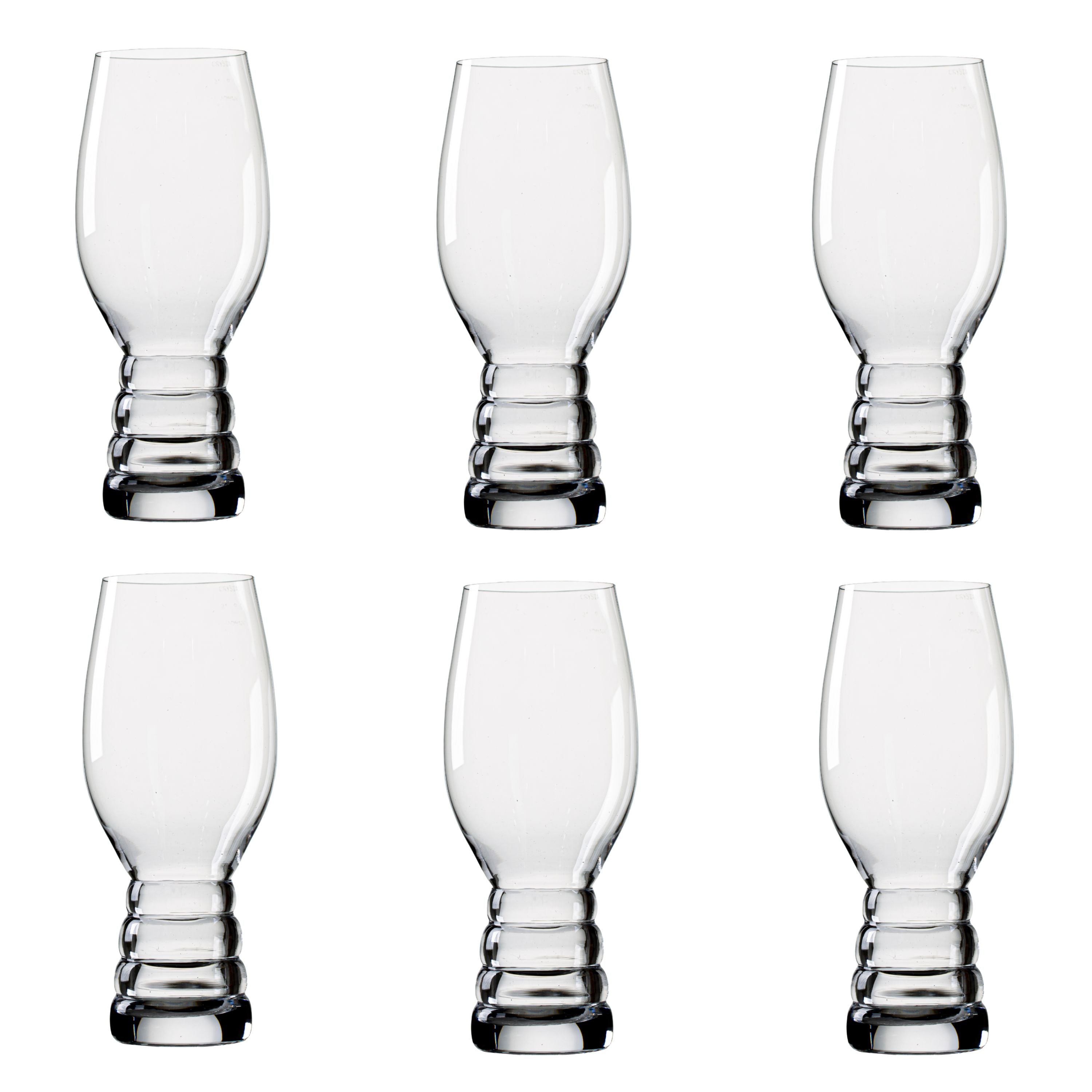 Jogo de 6 Tulipa IPA de Cristal Mozart Crystal By Frederico Strauss - 450ml - Cerveja