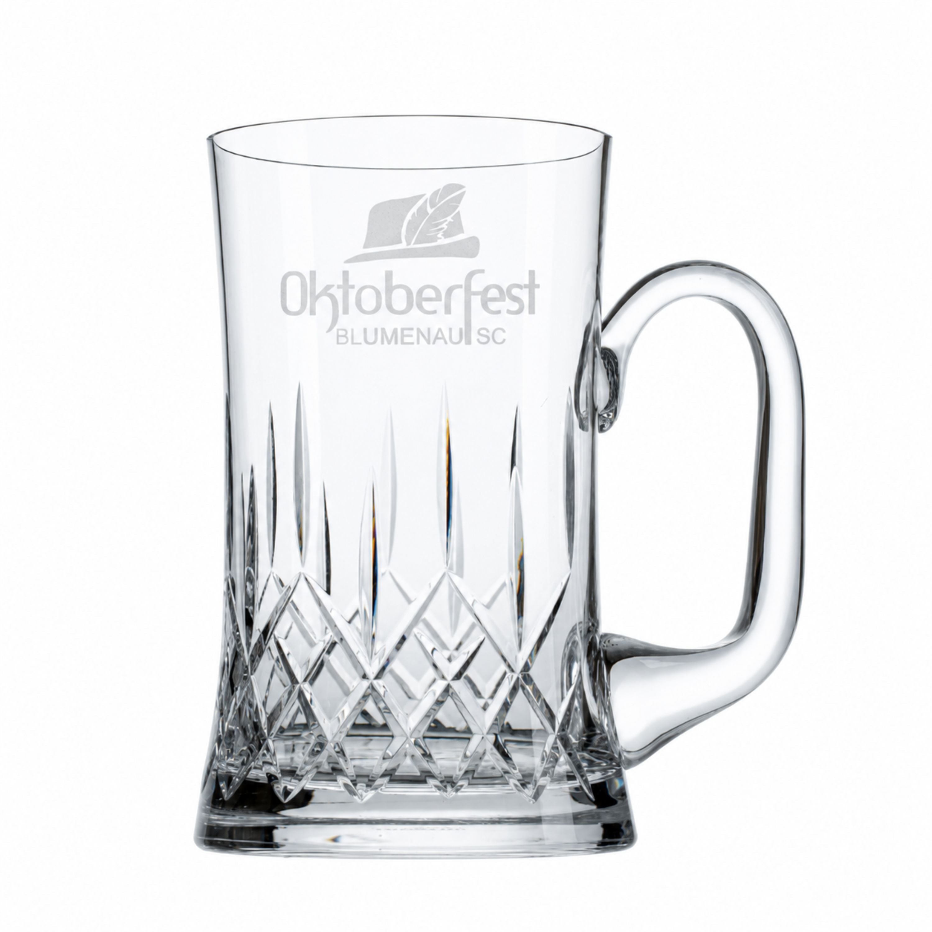 Caneco de Cristal Oficial da Oktoberfest Lapidado Mozart Crystal By Frederico Strauss - 2L - Cerveja
