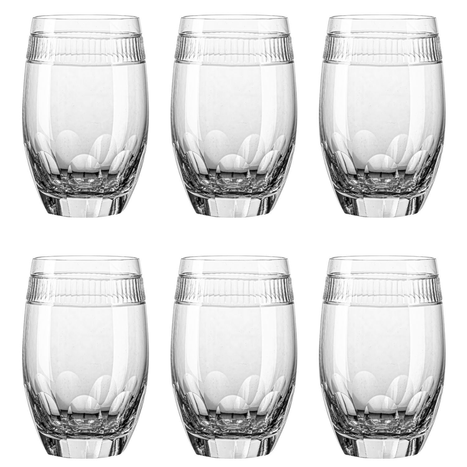 Jogo de 6 Copos de Cristal para Long Drink Mozart Crystal By Frederico Strauss - 530ml - Réquiem 07