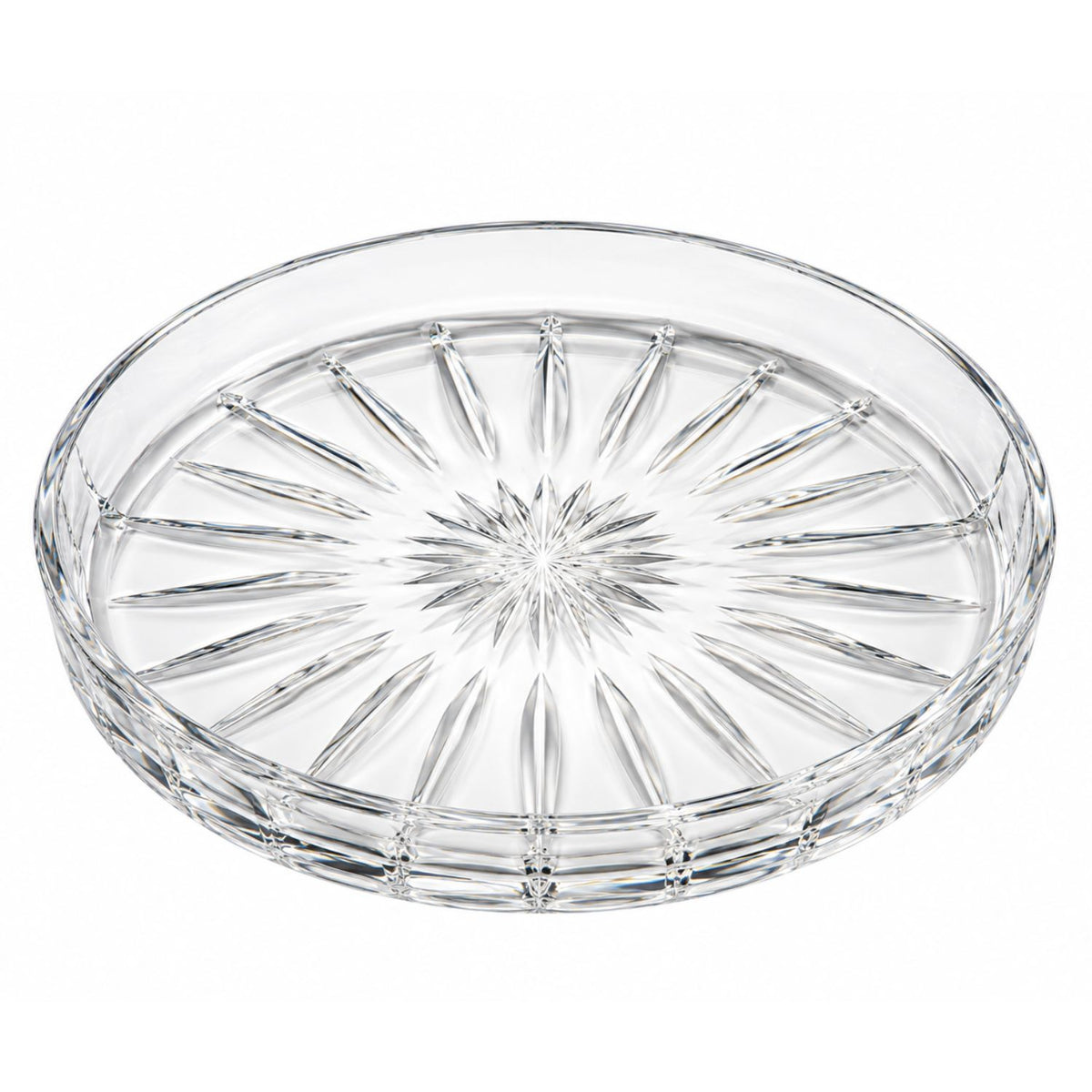Prato de Cristal para Bolo Mozart Crystal Basic By Frederico Strauss