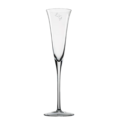 PERSONALIZÁVEL | Taça de Cristal S. Catarina para Champagne Mozart Crystal By Frederico Strauss