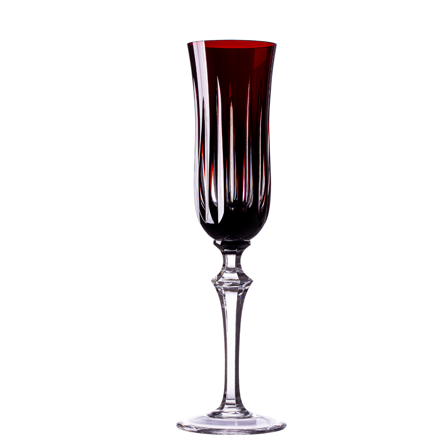 Taça de Cristal Vivaldi para Champagne Overlay Mozart Crystal By Frederico Strauss - 200ml - Serenata 66