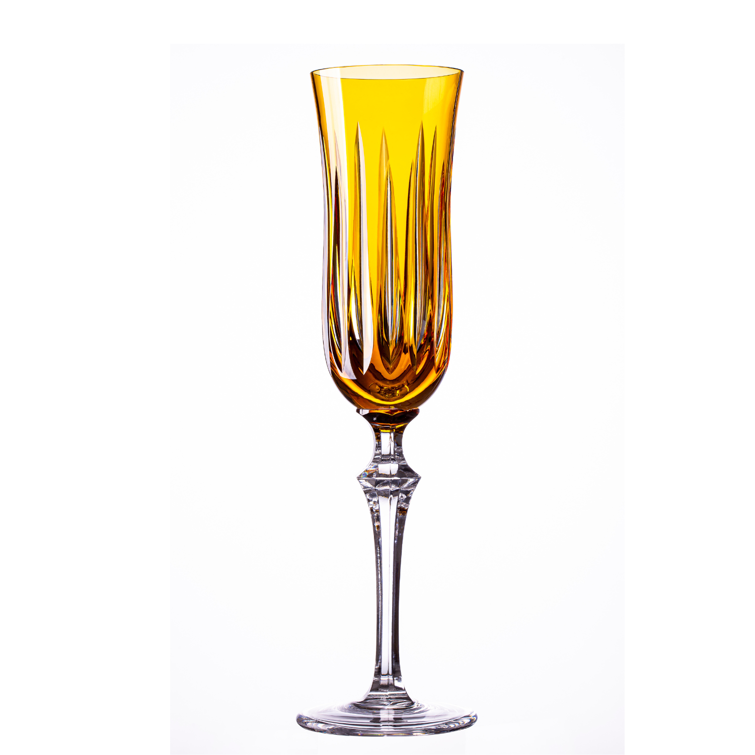 Taça de Cristal Vivaldi para Champagne Overlay Mozart Crystal By Frederico Strauss - 200ml - Serenata 66