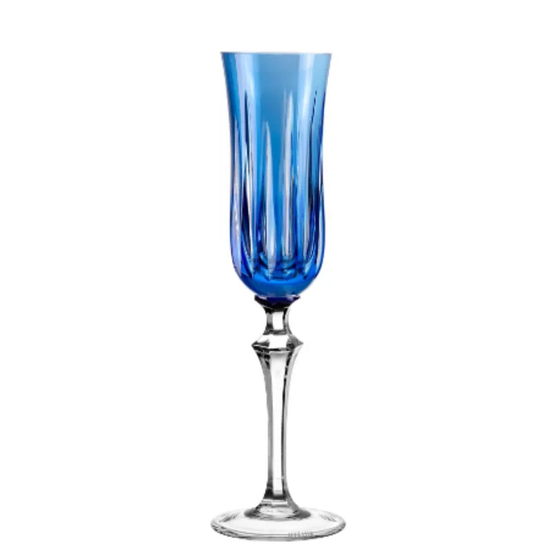 Taça de Cristal Vivaldi para Champagne Overlay Mozart Crystal By Frederico Strauss - 200ml - Serenata 66