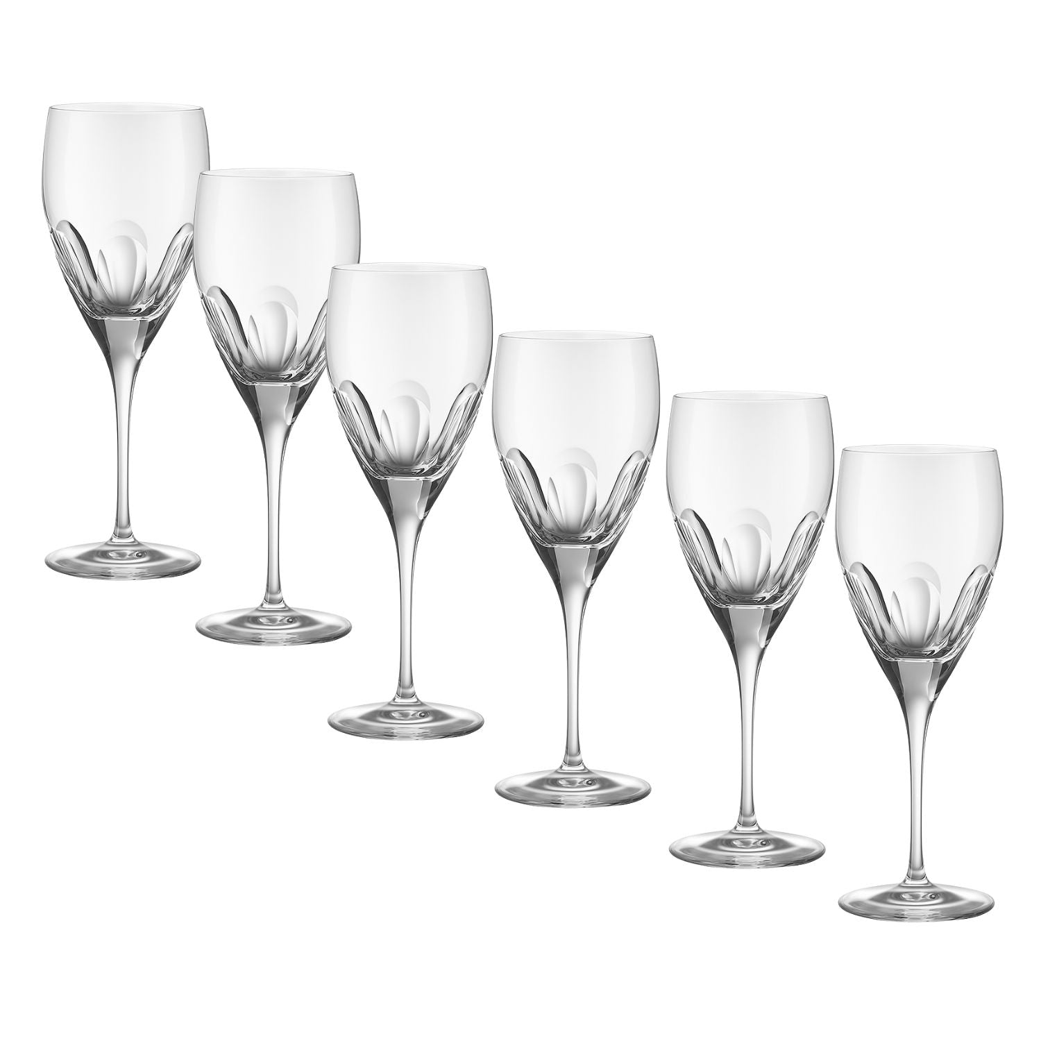 Jogo de 6 Taças de Cristal Vivaldi para Vinho Tinto Mozart Crystal By Frederico Strauss - 300ml - Cosí 65