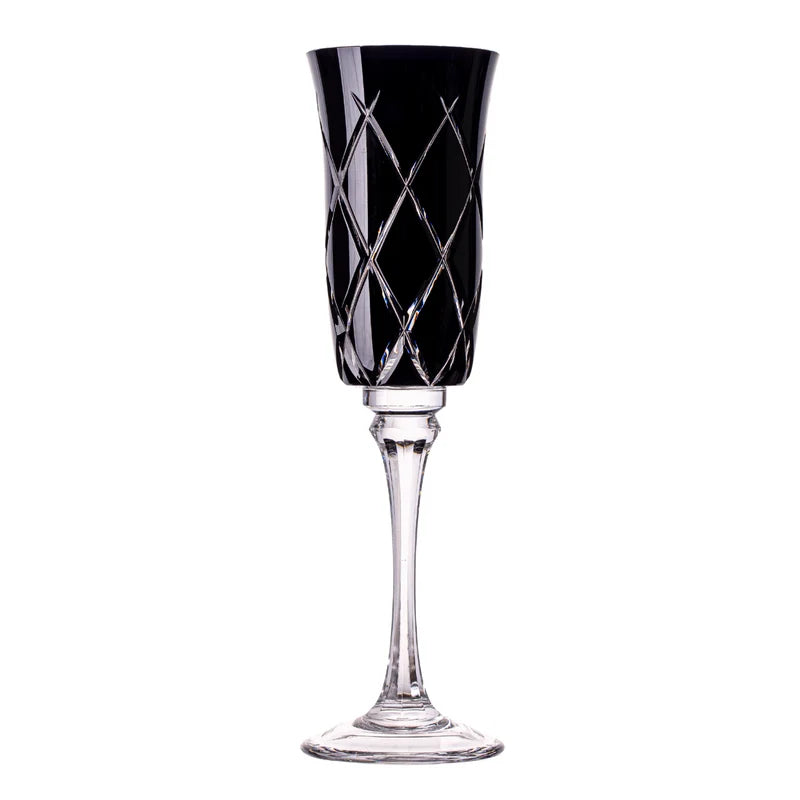 Taça de Cristal Vivaldi para Champagne Overlay Mozart Crystal By Frederico Strauss - 190ml - Sonata 33