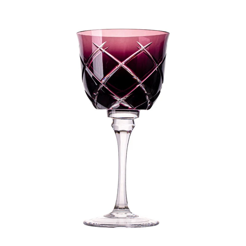 Taça de Cristal Vivaldi para Vinho Tinto Overlay Mozart Crystal By Frederico Strauss - 300ml - Sonata 33
