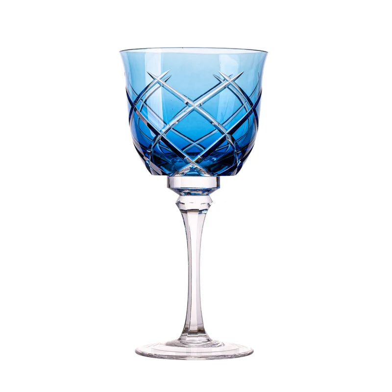 Taça de Cristal Vivaldi para Vinho Tinto Overlay Mozart Crystal By Frederico Strauss - 300ml - Sonata 33