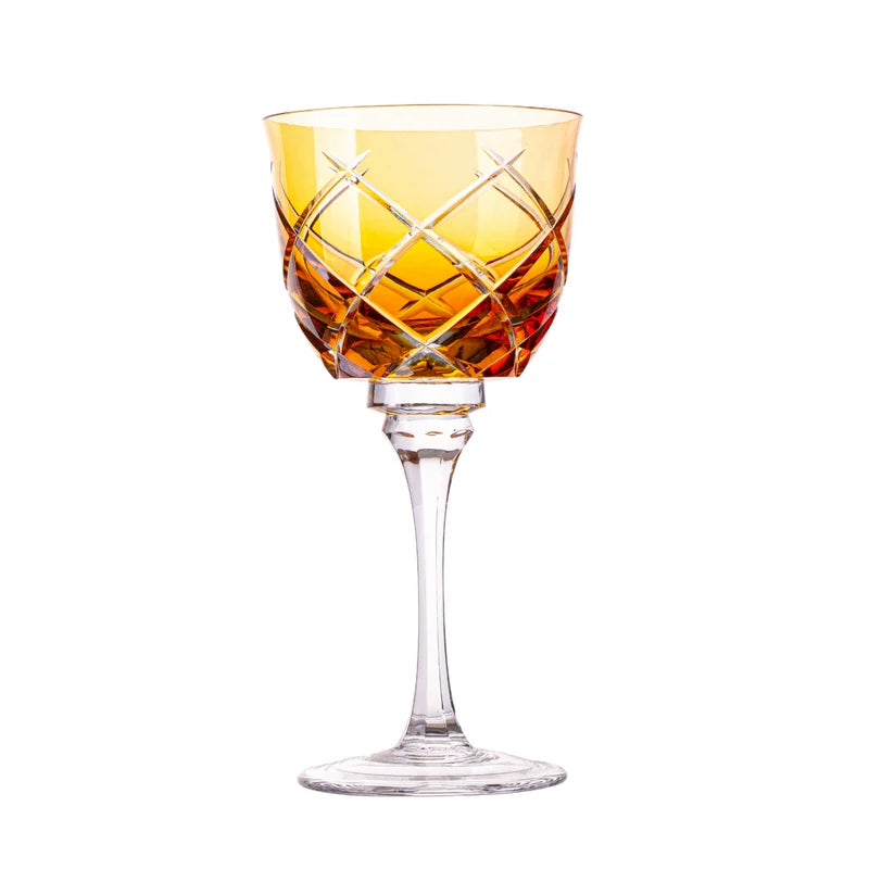 Taça de Cristal Vivaldi para Vinho Tinto Overlay Mozart Crystal By Frederico Strauss - 300ml - Sonata 33