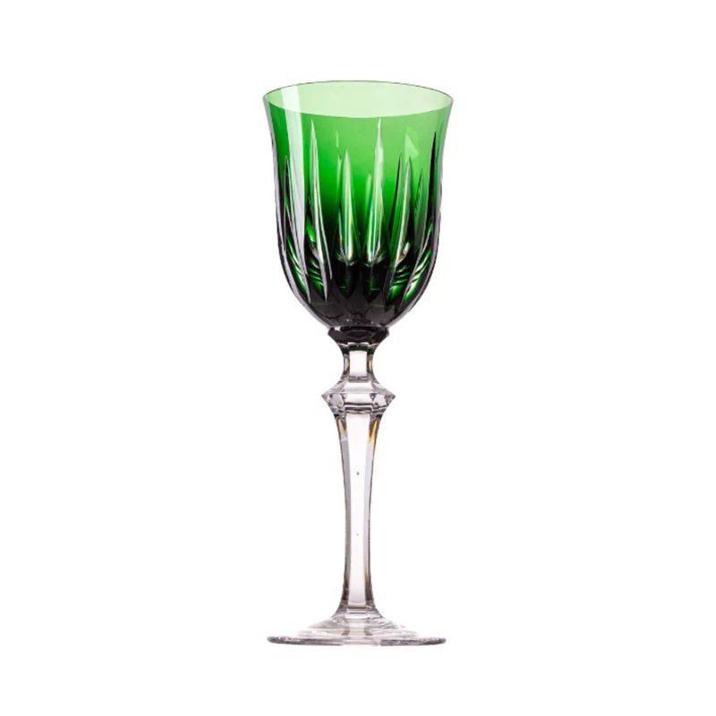 Taça de Cristal Vivaldi para Vinho Branco Overlay Mozart Crystal By Frederico Strauss - 220ml - Serenata 66