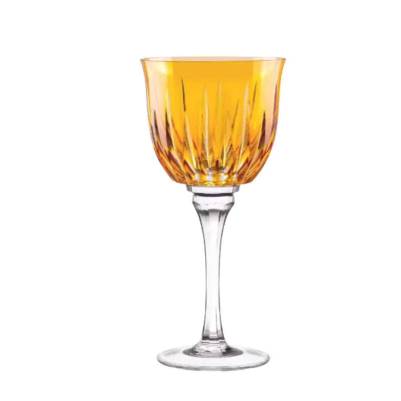 Taça de Cristal Vivaldi para Vinho Branco Overlay Mozart Crystal By Frederico Strauss - 280ml - Sonata 66
