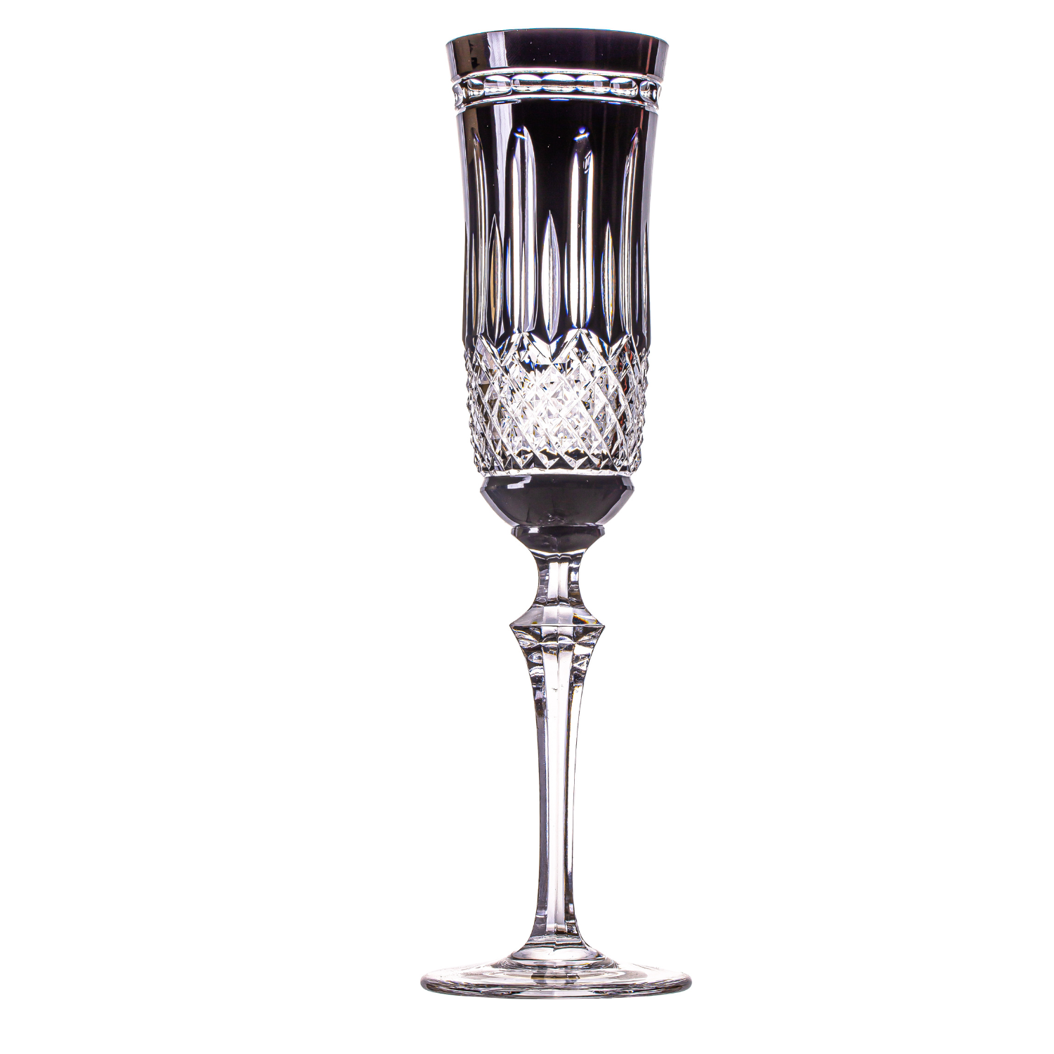 Taça de Cristal para Champagne Overlay Mozart Crystal By Frederico Strauss - 225ml - Serenata 68