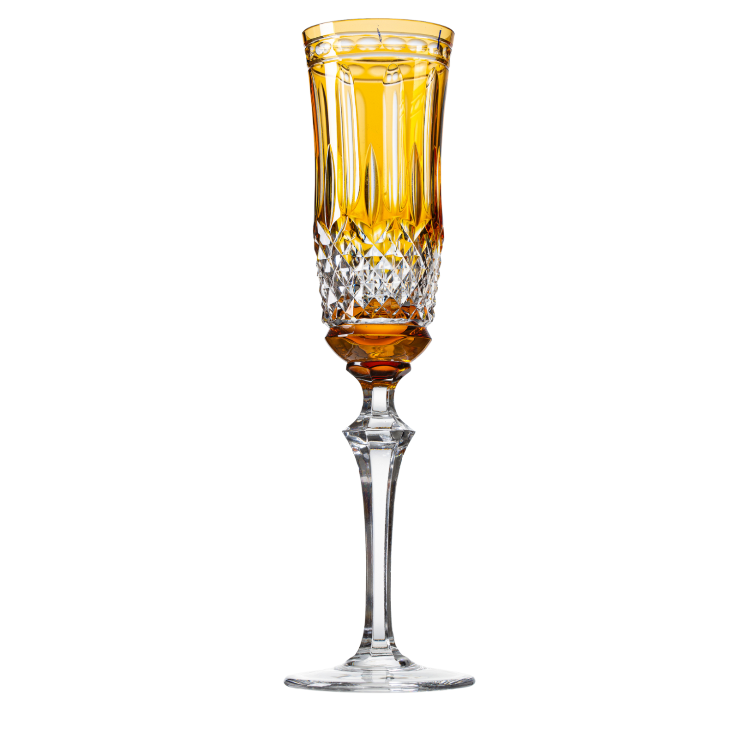 Taça de Cristal para Champagne Overlay Mozart Crystal By Frederico Strauss - 225ml - Serenata 68