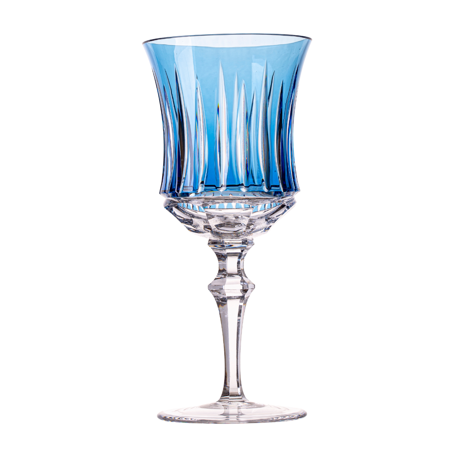 Taça de Cristal Vivaldi Flauta para Água Overlay Mozart Crystal By Frederico Strauss - 360ml - Flauta 66