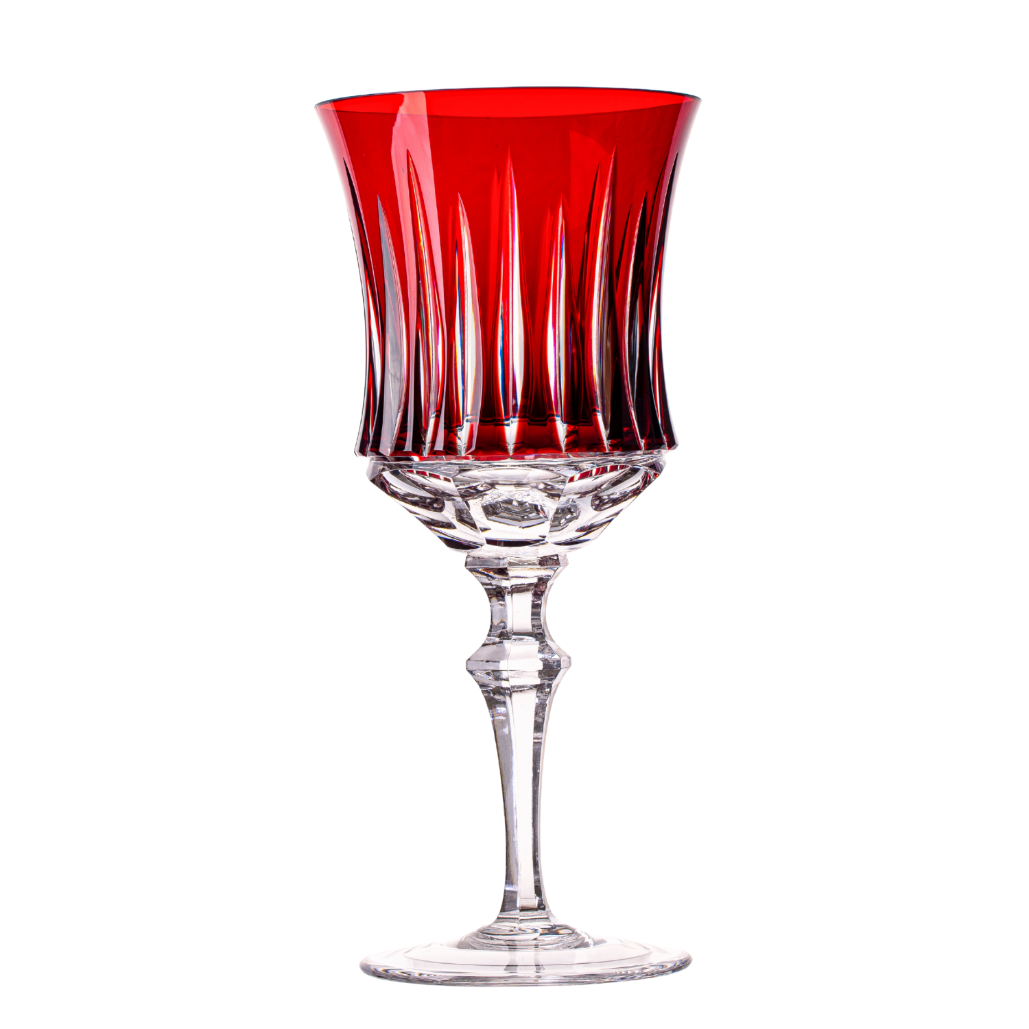 Taça de Cristal Vivaldi Flauta para Água Overlay Mozart Crystal By Frederico Strauss - 360ml - Flauta 66