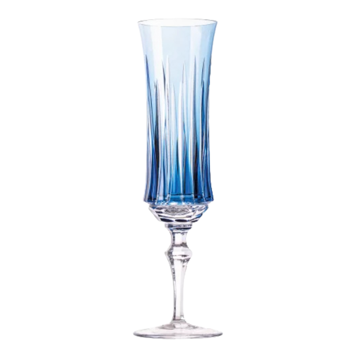 Taça de Cristal Vivaldi para Champagne Overlay Mozart Crystal By Frederico Strauss - 360ml - Flauta 66