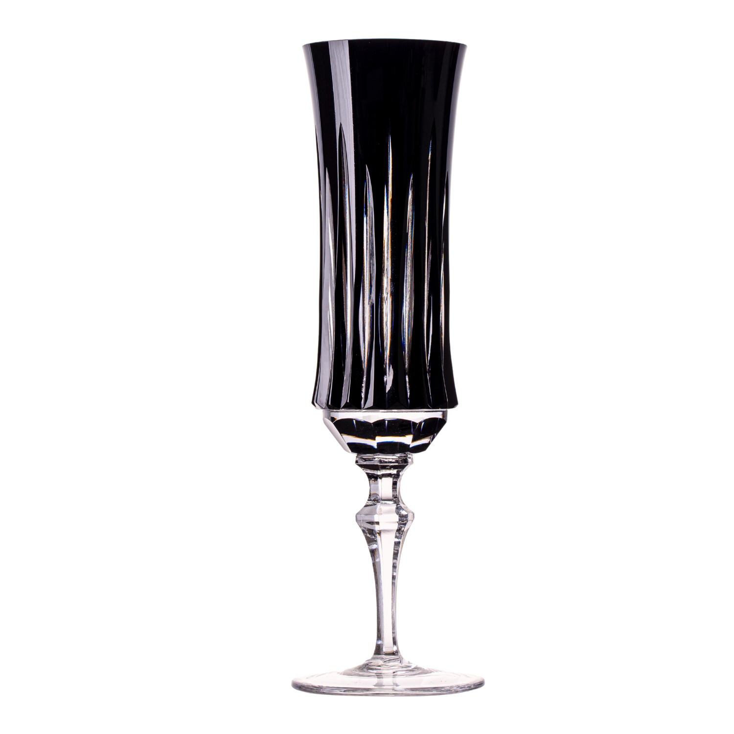 Taça de Cristal Vivaldi para Champagne Overlay Mozart Crystal By Frederico Strauss - 360ml - Flauta 66